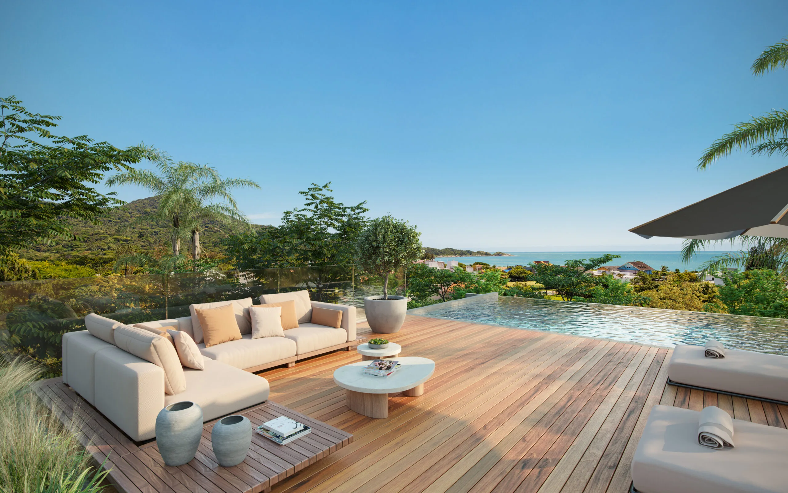 AYA Casas: Ultra-Luxury Brutalist Residence with Private Garden in Praia do Estaleiro
