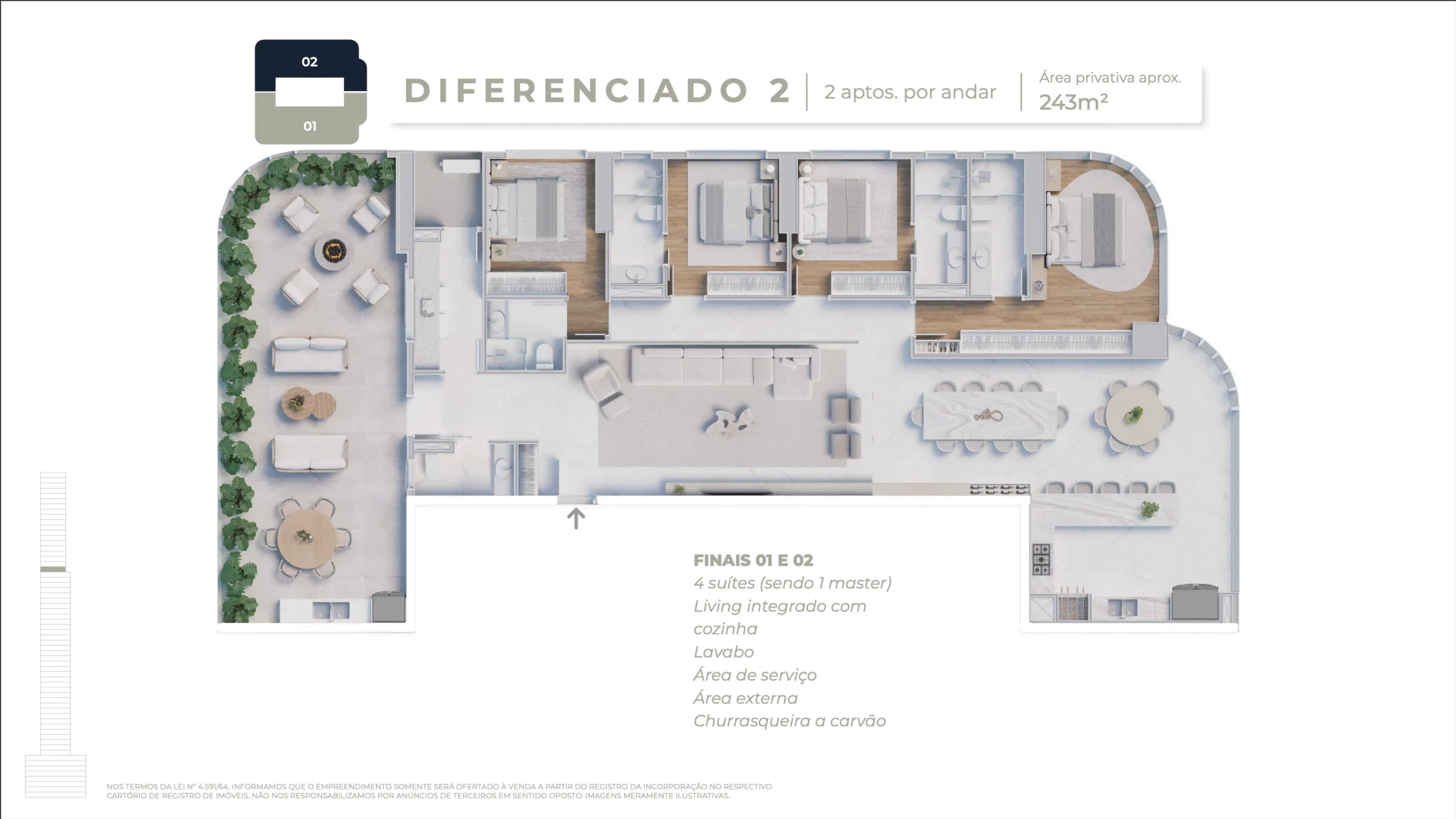 Central Tower: Luxury Apartment in Centro