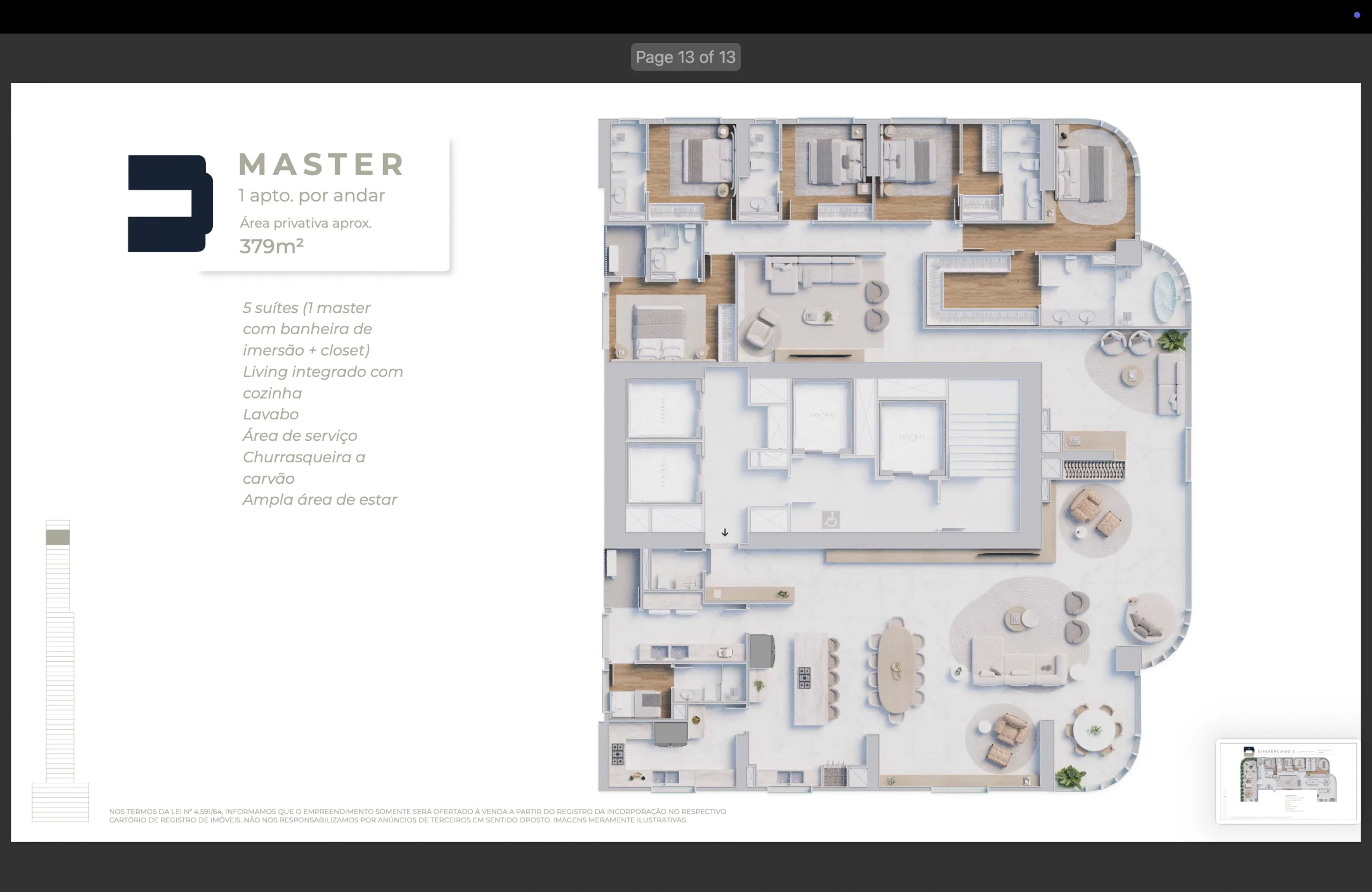 Central Tower: Luxury Apartment in Centro