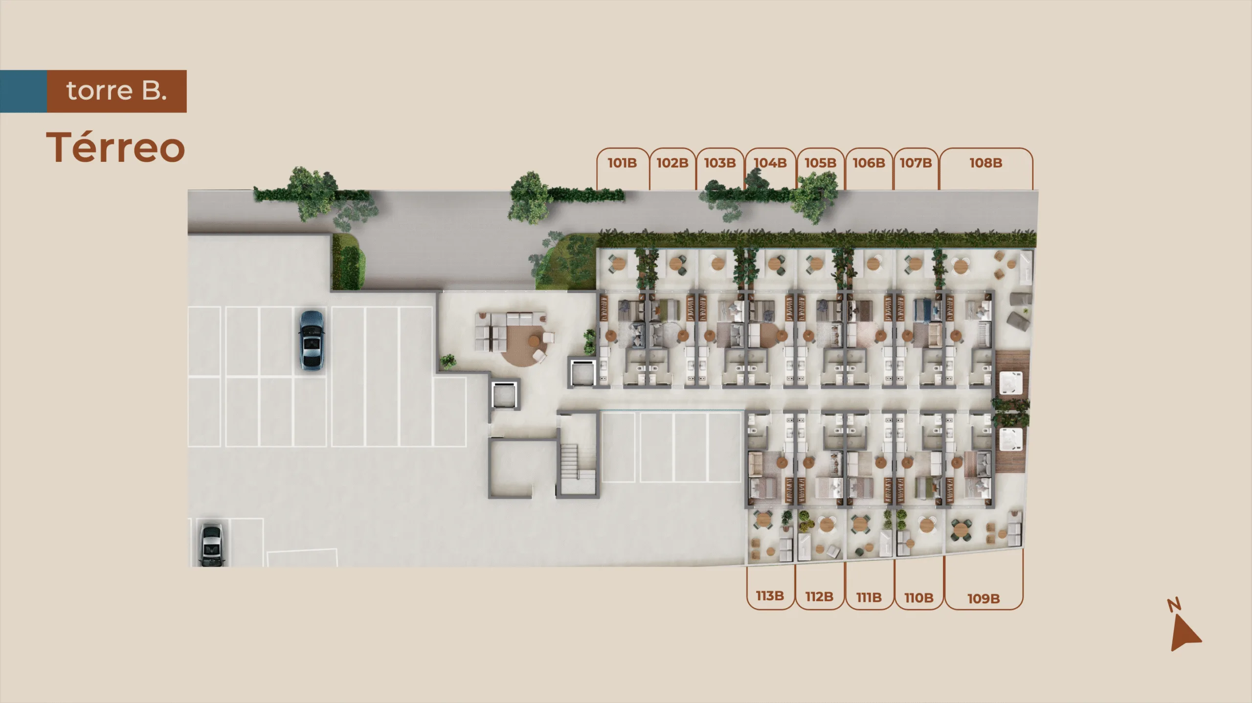 Upside Beach Studios: Contemporary Penthouse in Florianópolis