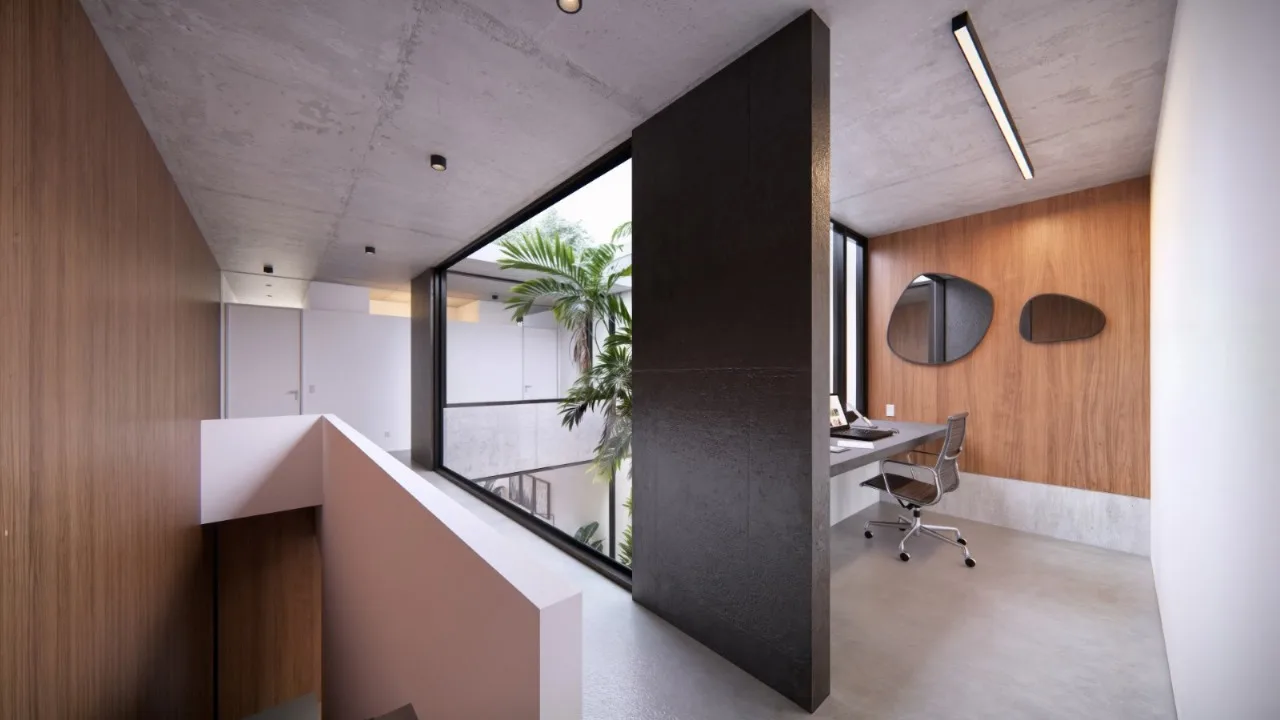 Casa Arquitetônica Premium com Jardim Interno em Florianópolis