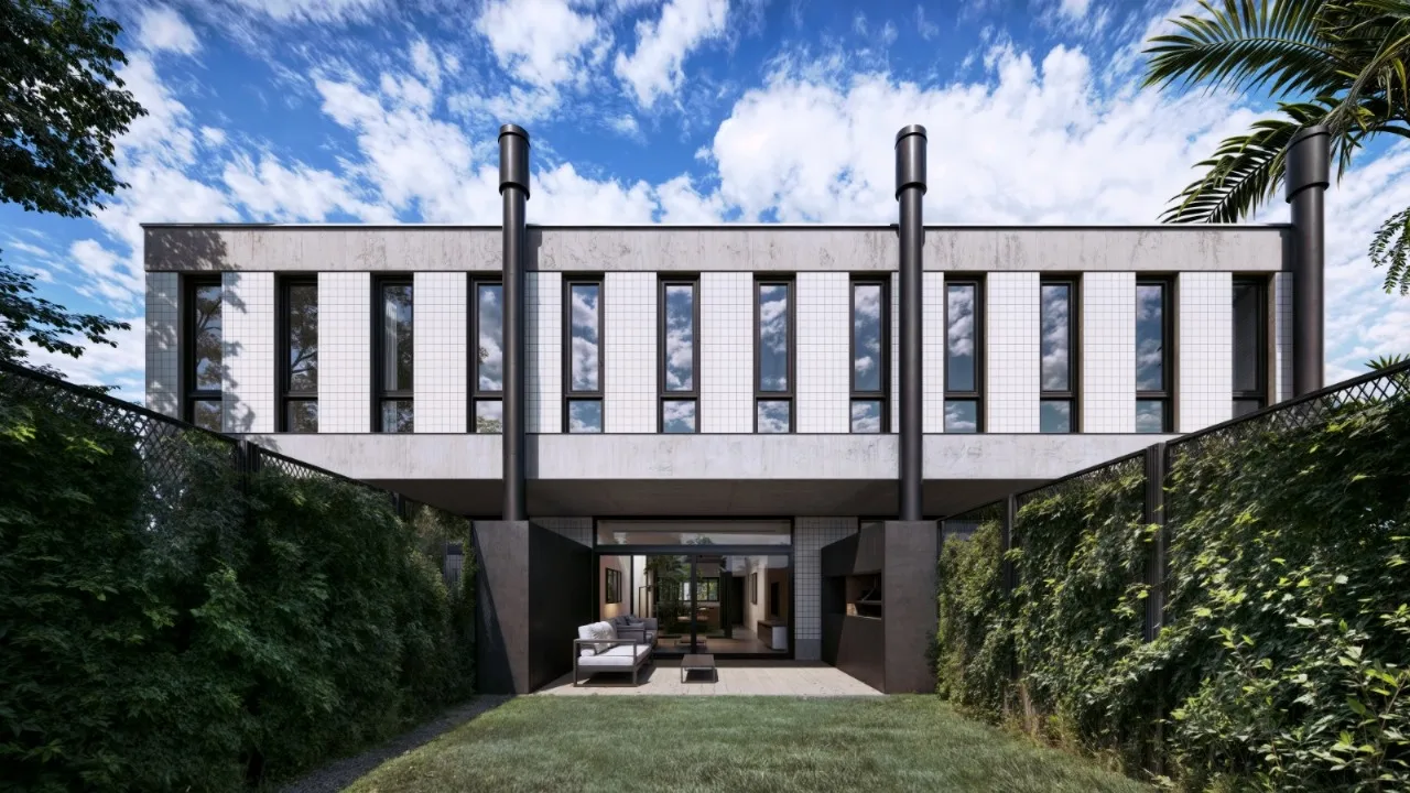 Casa Arquitetônica Premium com Jardim Interno em Florianópolis