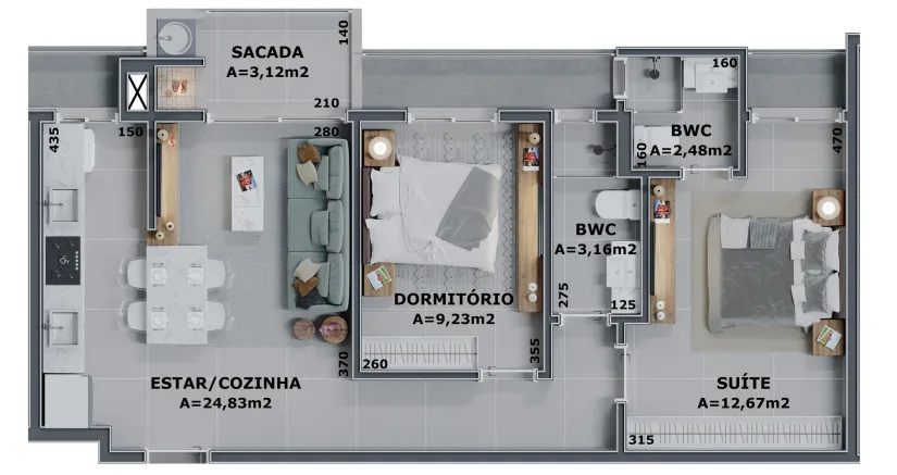 Premium Apartment with Infinity Pool in Florianópolis