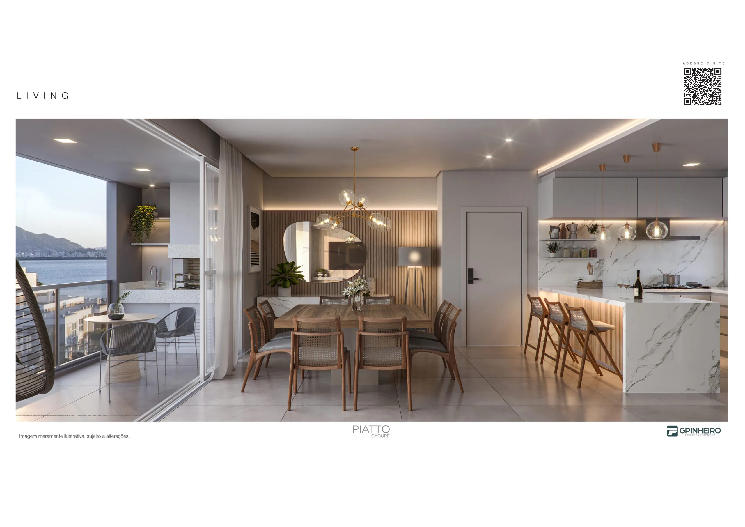 PIATTO Cacupé: Luxury Residence with Waterfront Access in Florianópolis