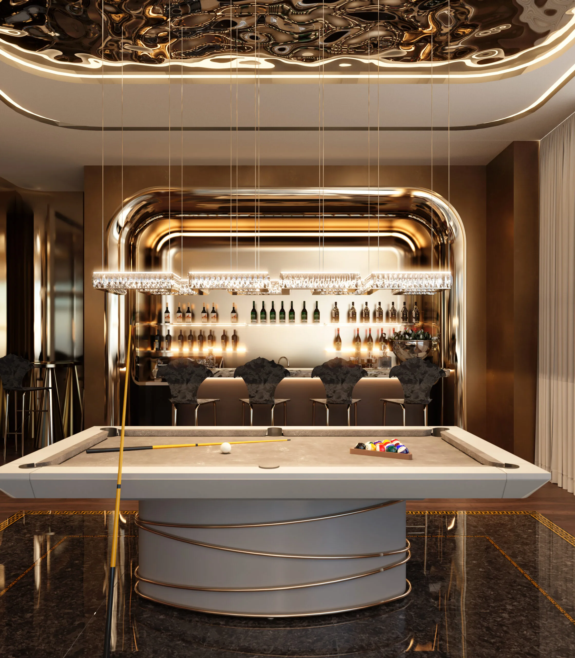 Atmosphere Home Spa: Ultra-Luxury Penthouse with Versace Interiors in Praia Brava