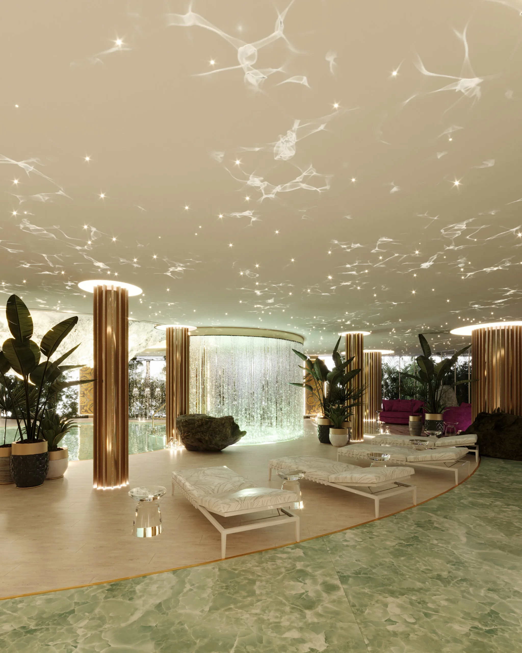 Atmosphere Home Spa: Ultra-Luxury Penthouse with Versace Interiors in Praia Brava