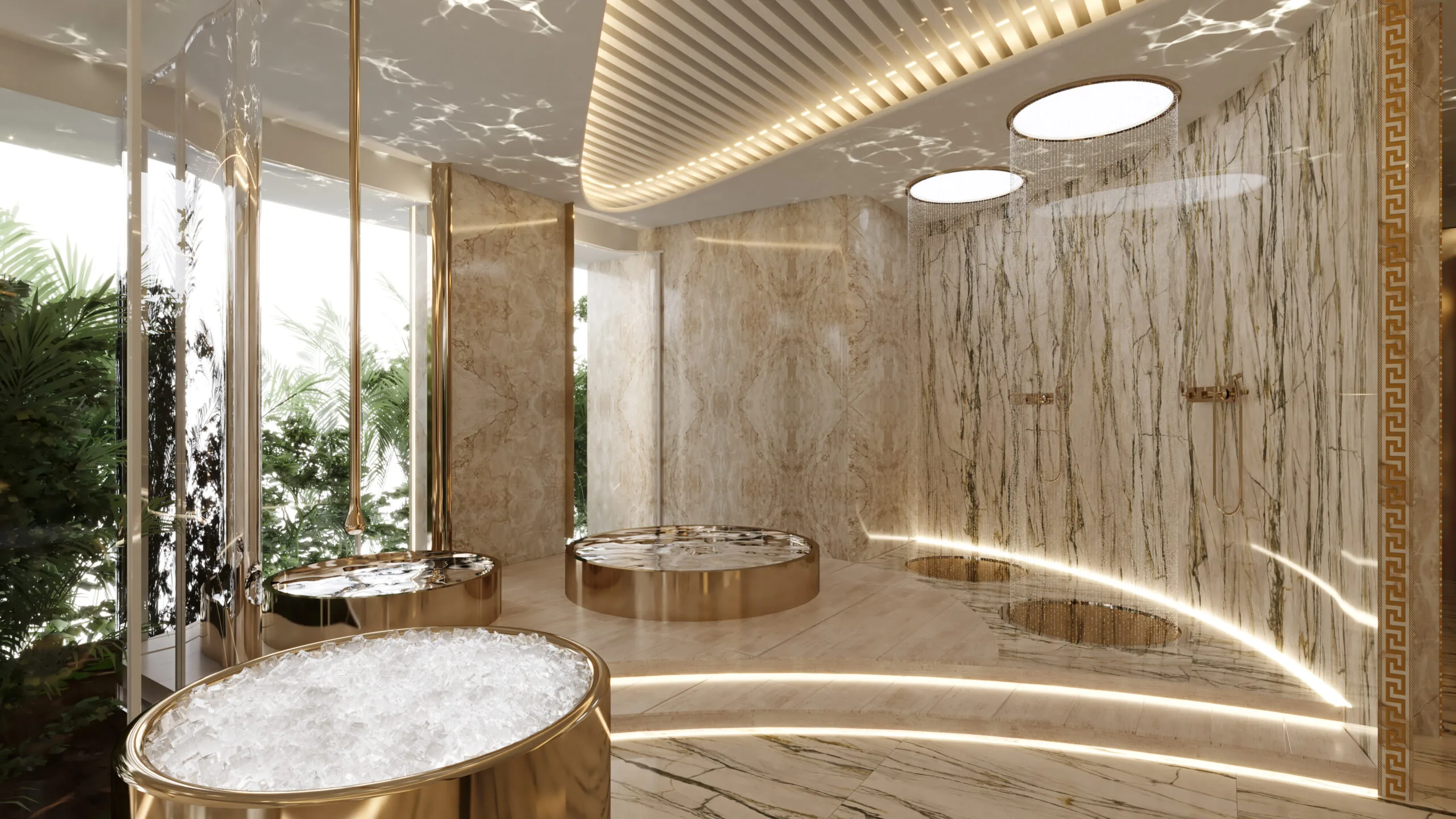 Atmosphere Home Spa: Ultra-Luxury Penthouse with Versace Interiors in Praia Brava