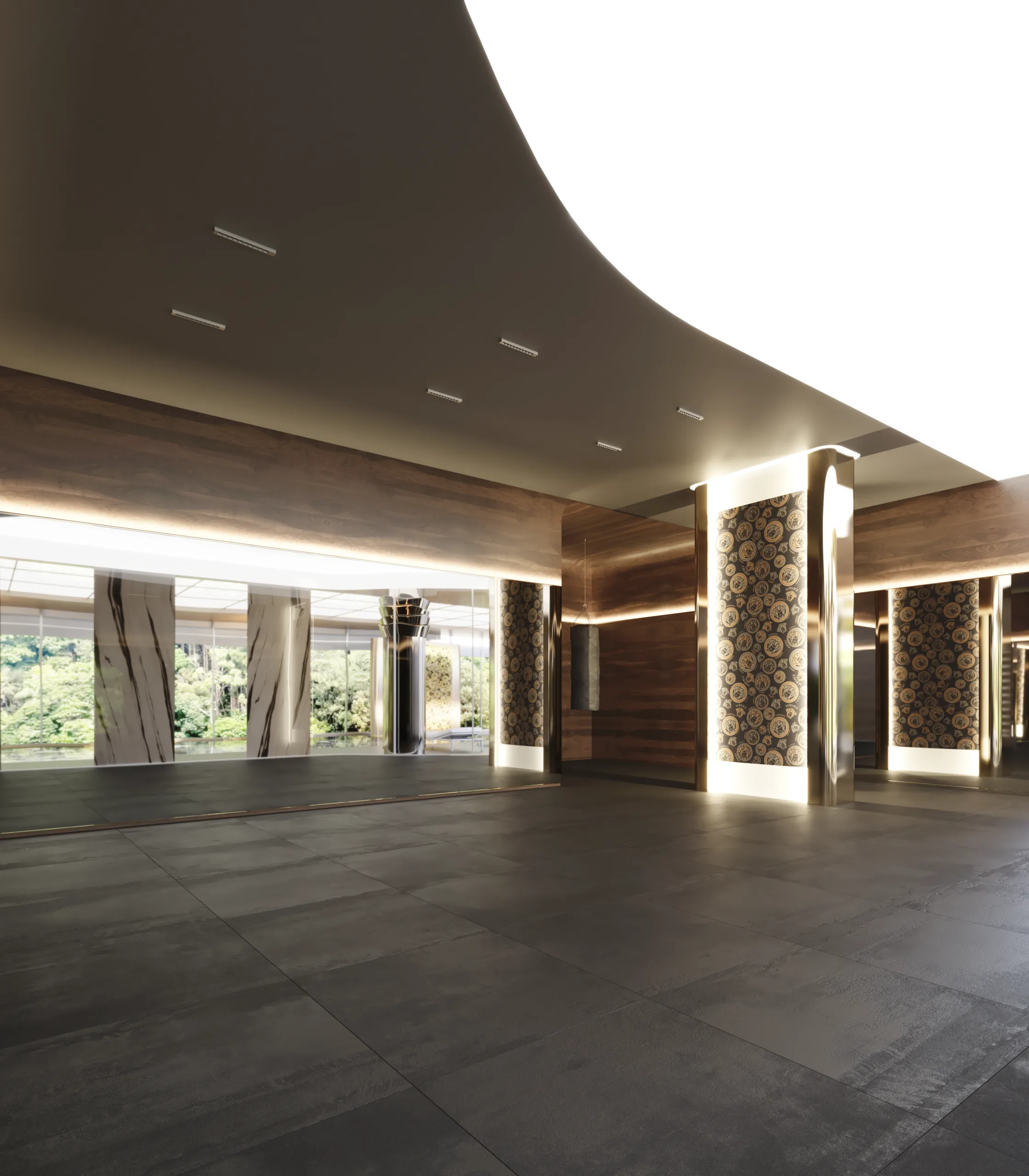 Atmosphere Home Spa: Ultra-Luxury Penthouse with Versace Interiors in Praia Brava