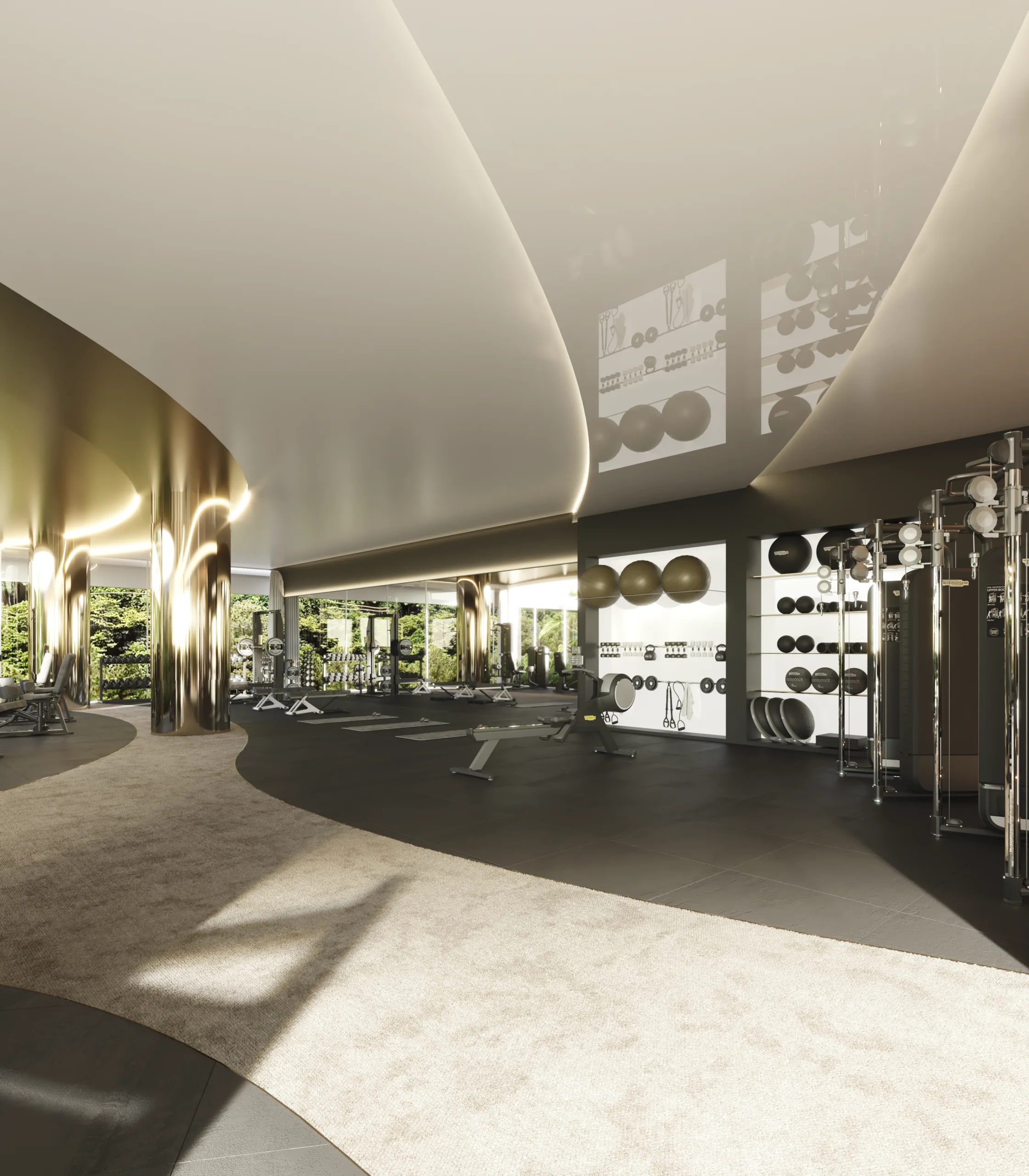 Atmosphere Home Spa: Ultra-Luxury Penthouse with Versace Interiors in Praia Brava