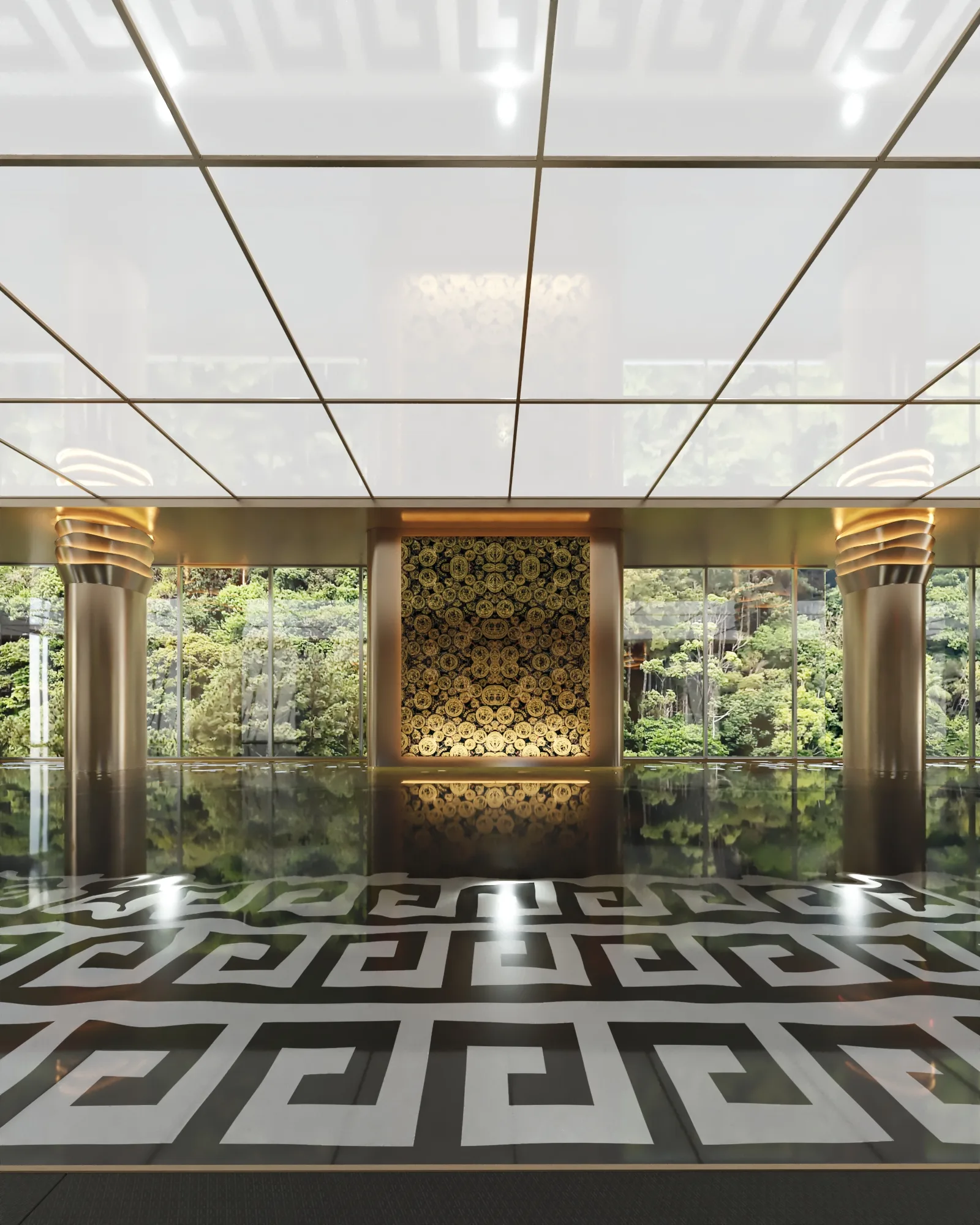 Atmosphere Home Spa: Ultra-Luxury Penthouse with Versace Interiors in Praia Brava