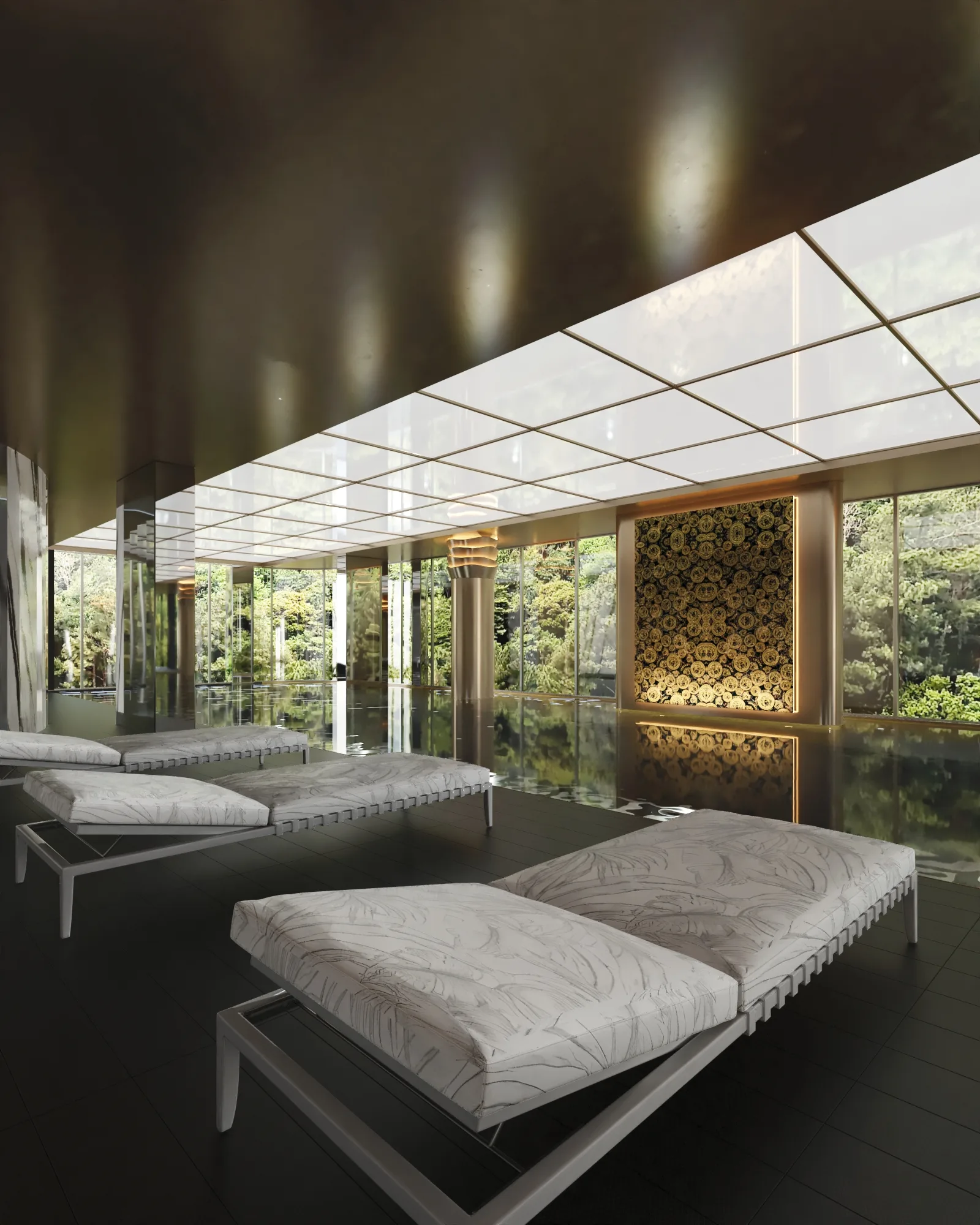 Atmosphere Home Spa: Ultra-Luxury Penthouse with Versace Interiors in Praia Brava