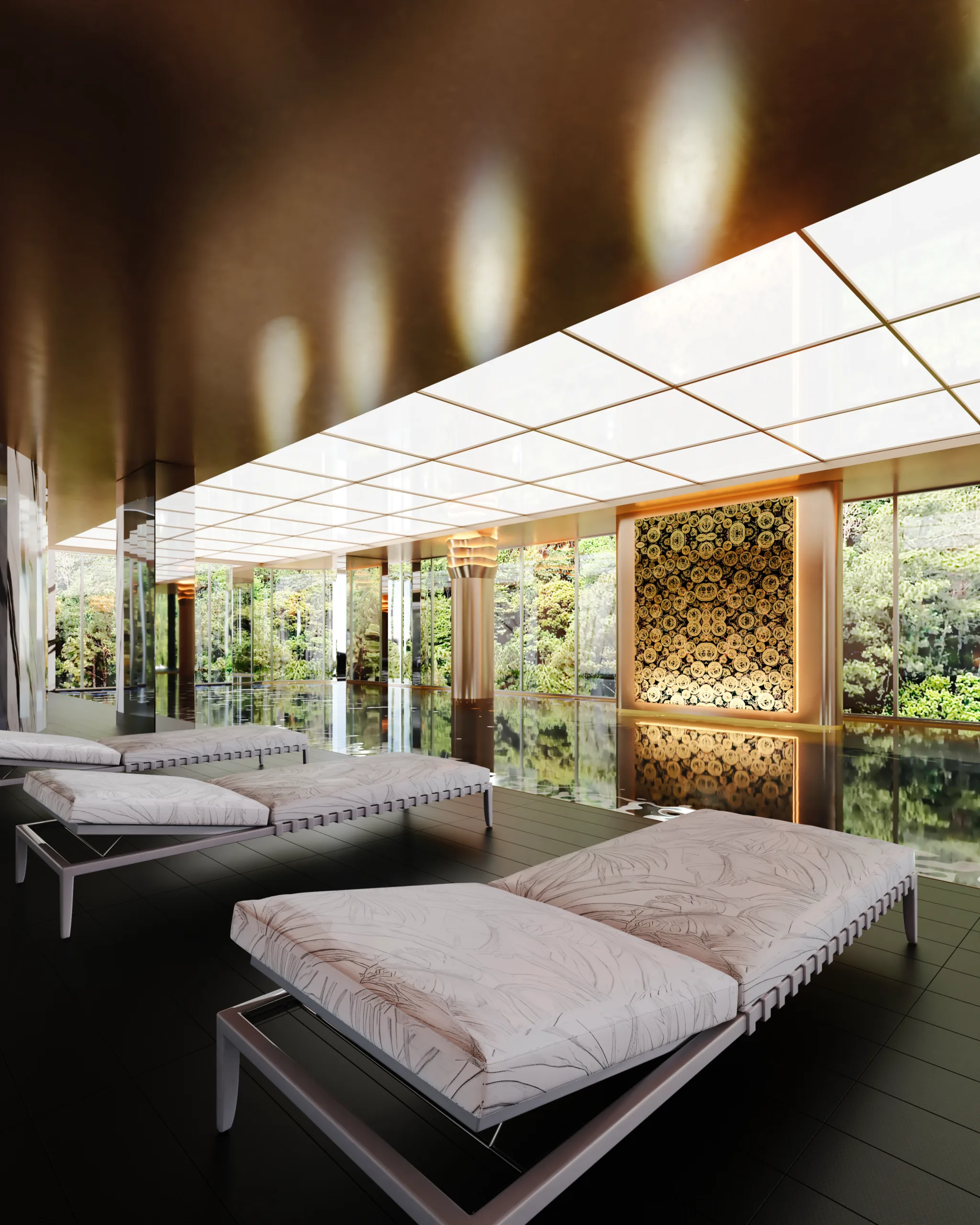 Atmosphere Home Spa: Ultra-Luxury Penthouse with Versace Interiors in Praia Brava