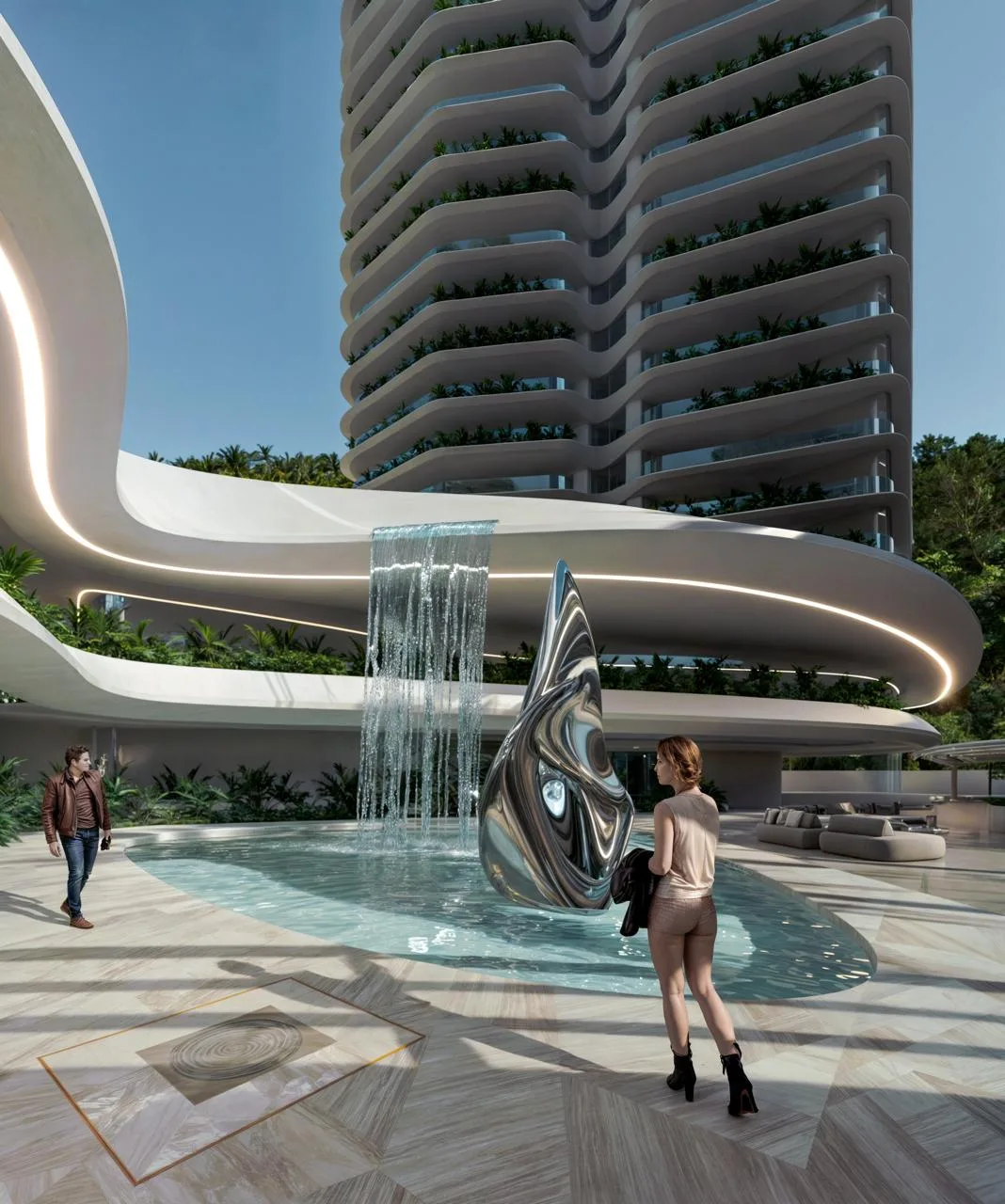 Atmosphere Home Spa: Ultra-Luxury Penthouse with Versace Interiors in Praia Brava