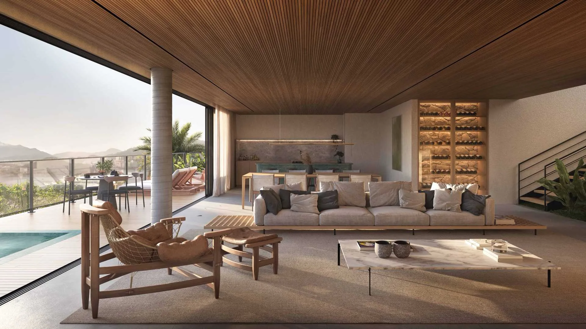 Terraço Cacupé: Exquisite Suspended Mansion with Private Pier in Cacupé