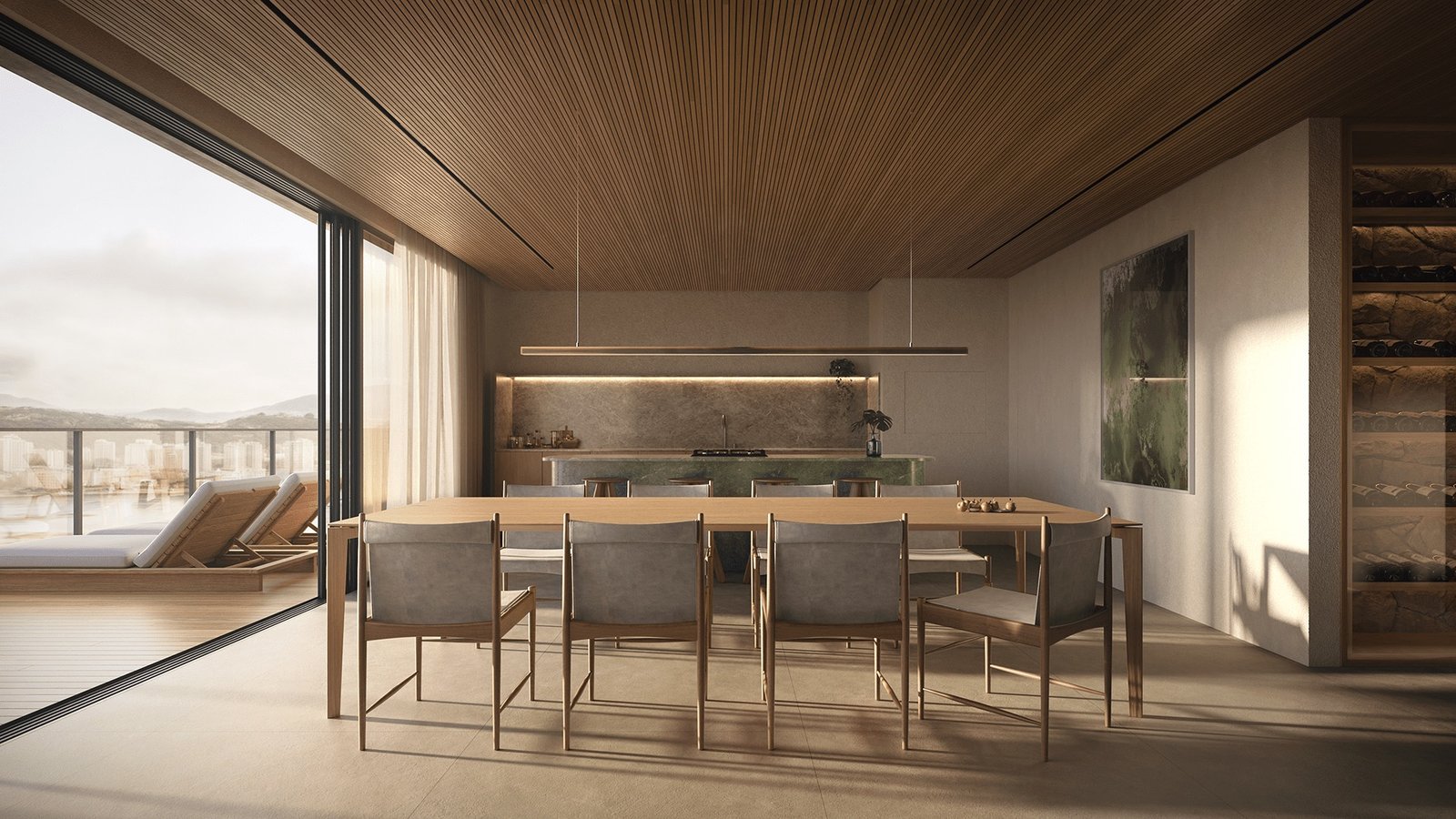 Terraço Cacupé: Exquisite Suspended Mansion with Private Pier in Cacupé