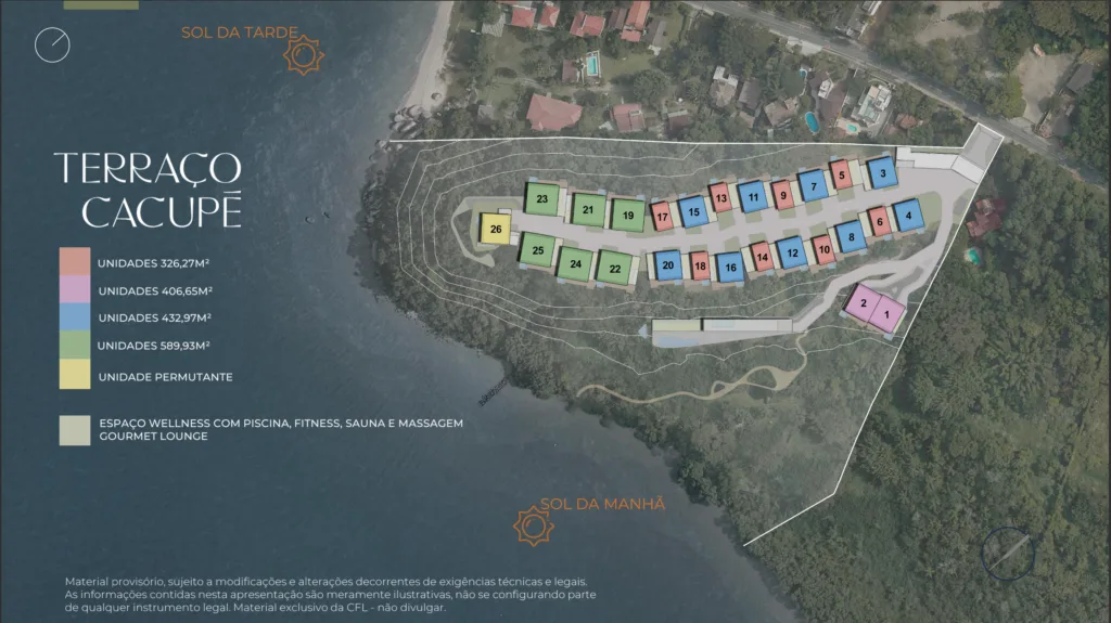 Terraço Cacupé: Exquisite Suspended Mansion with Private Pier in Cacupé - Cacupé - Floor Plan 1 | Rocks Investments