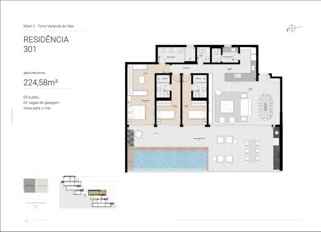 Varanda Assis Chateaubriand by CFL: Exquisite Residence with Private Pool in Centro - Florianópolis - Image 11 | Rocks Investments