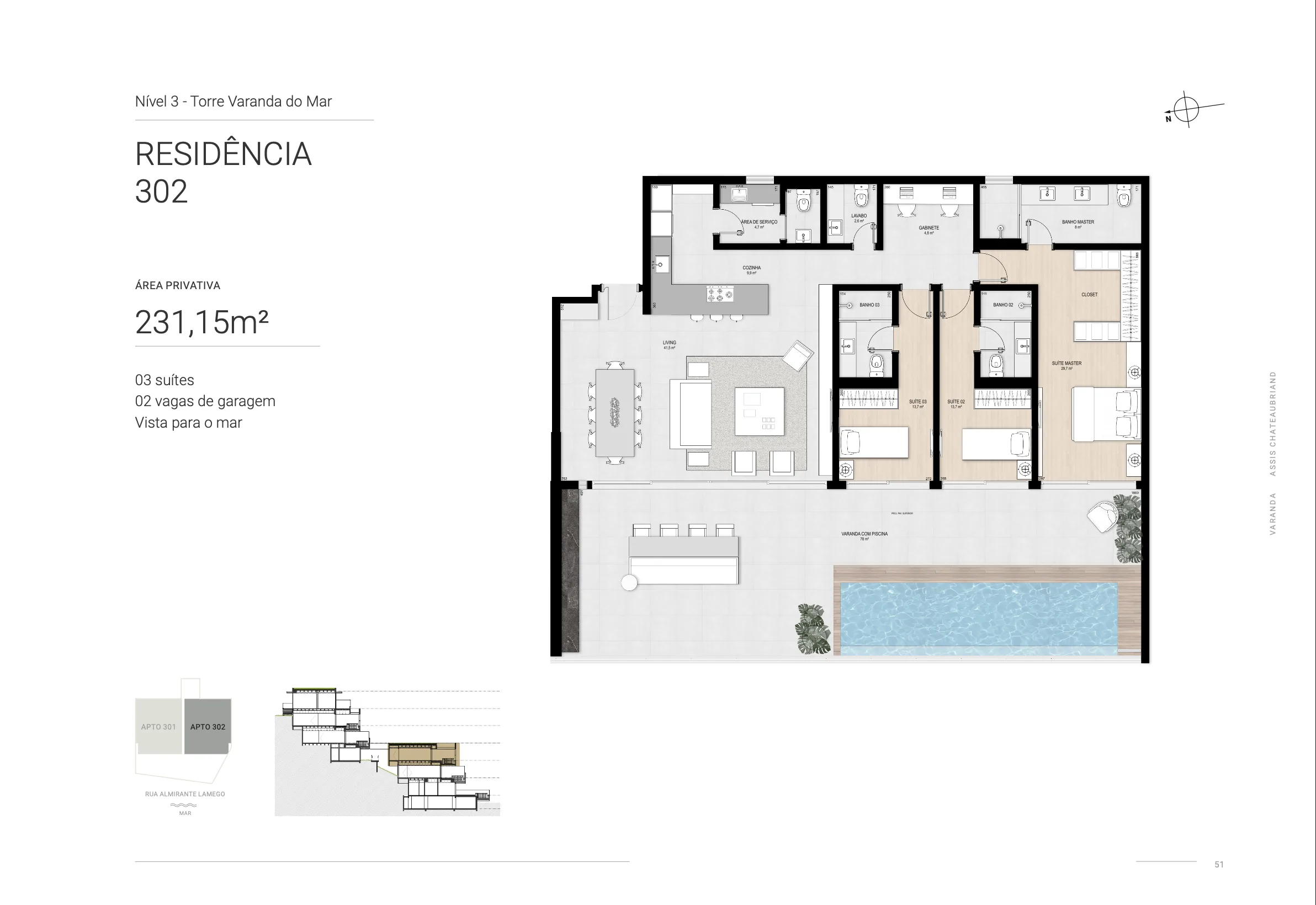 Varanda Assis Chateaubriand by CFL: Exklusive Residenz mit Privatpool in Centro