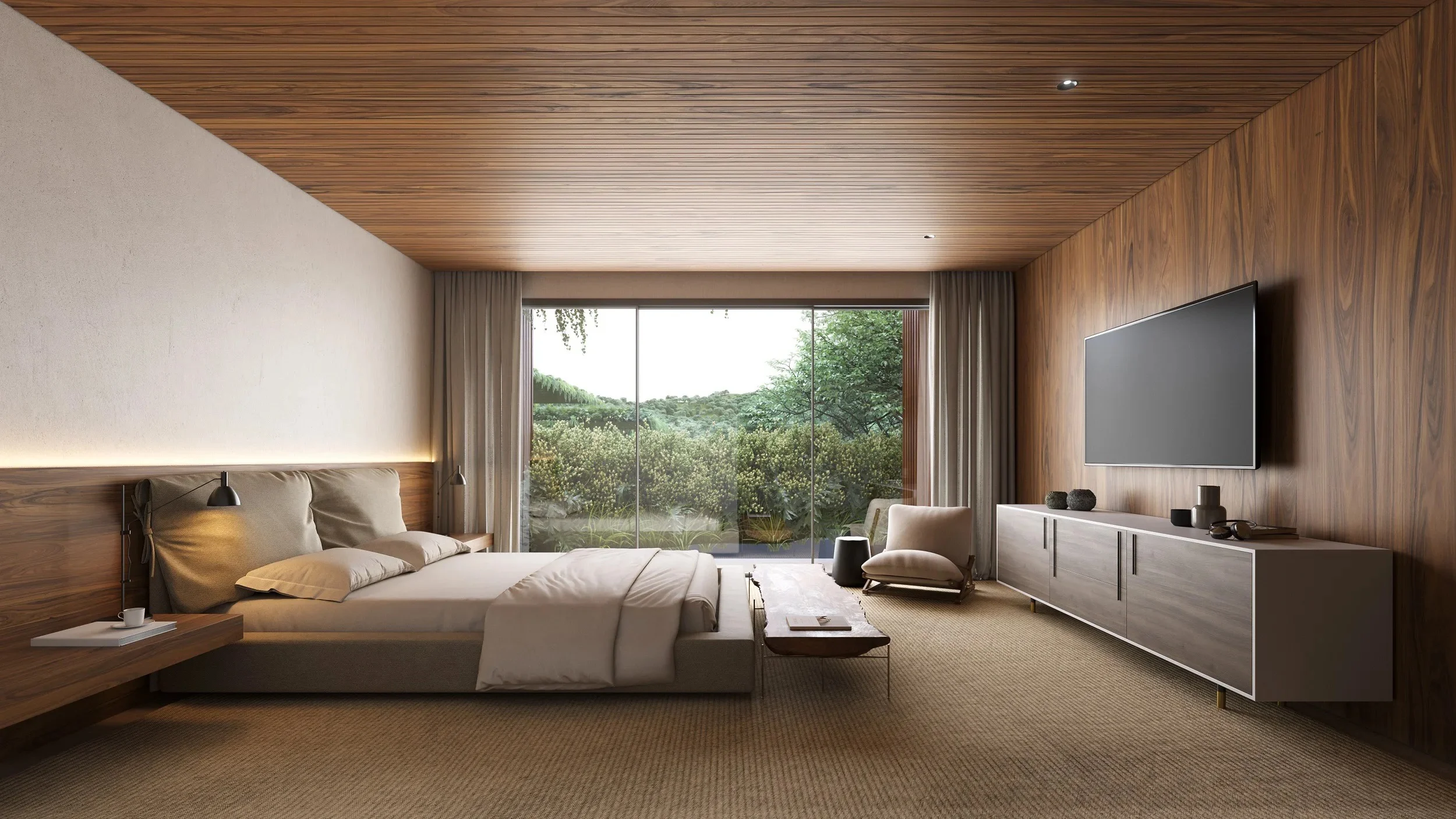 Exquisite Residence with Private Elevated Garden in Lagoa da Conceição