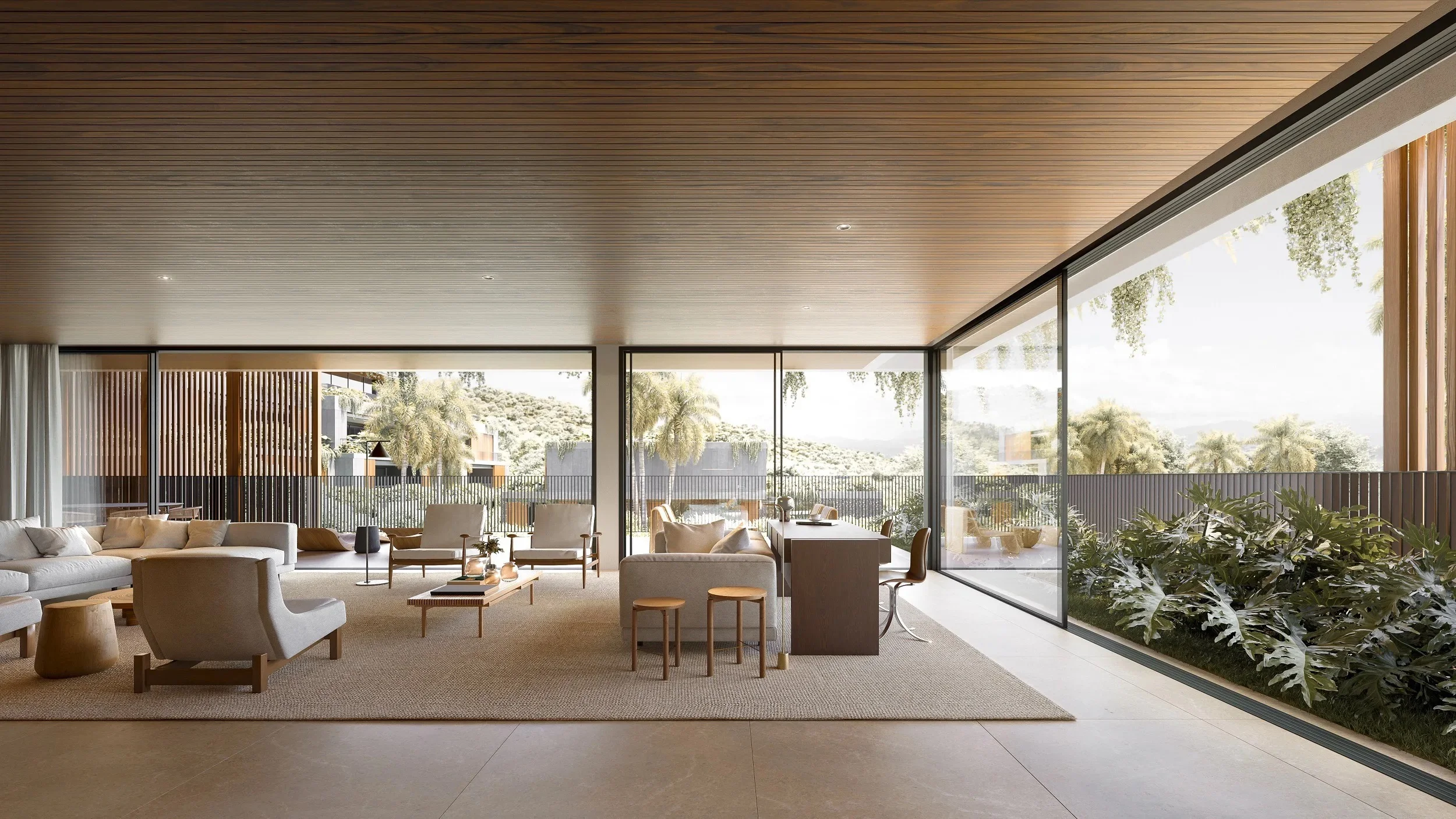 Exquisite Residence with Private Elevated Garden in Lagoa da Conceição