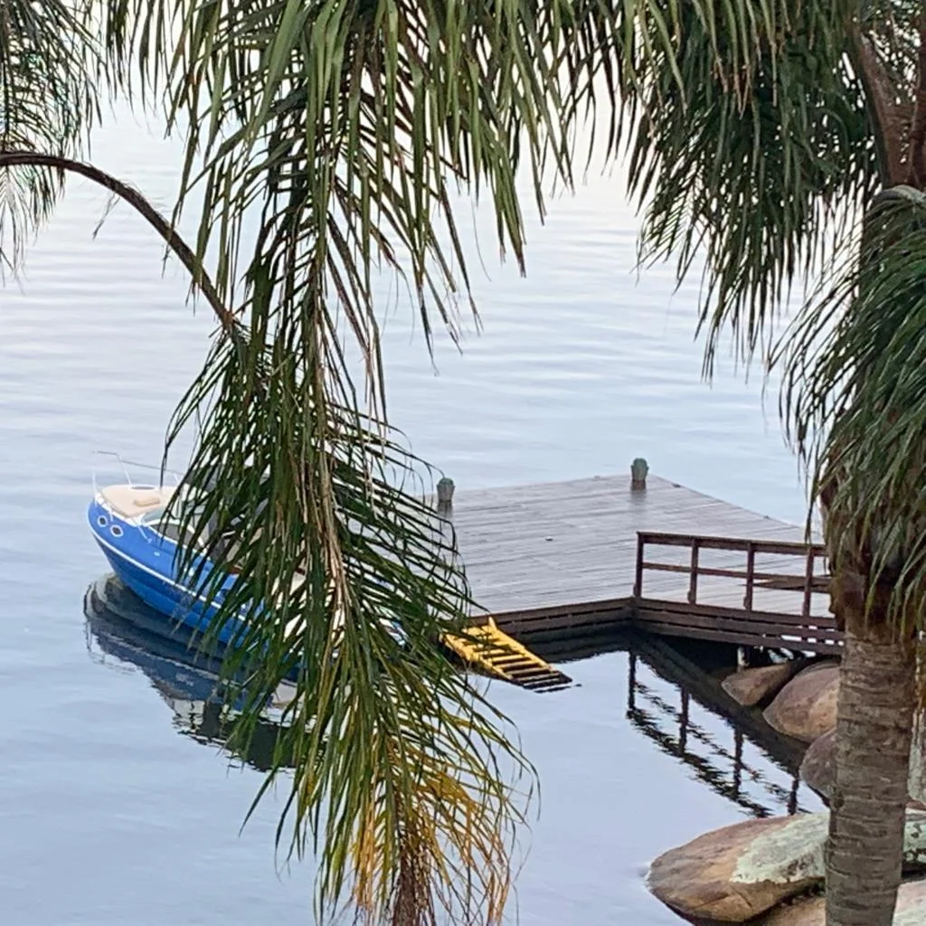 Exquisite Luso-Brazilian Villa with Private Nautical Access in Lagoa da Conceição