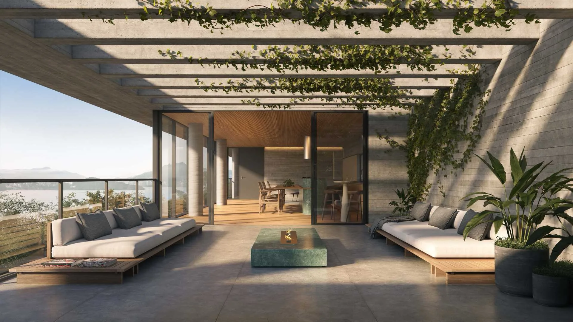 Terraço Cacupé: Exquisite Suspended Mansion with Private Pier in Cacupé