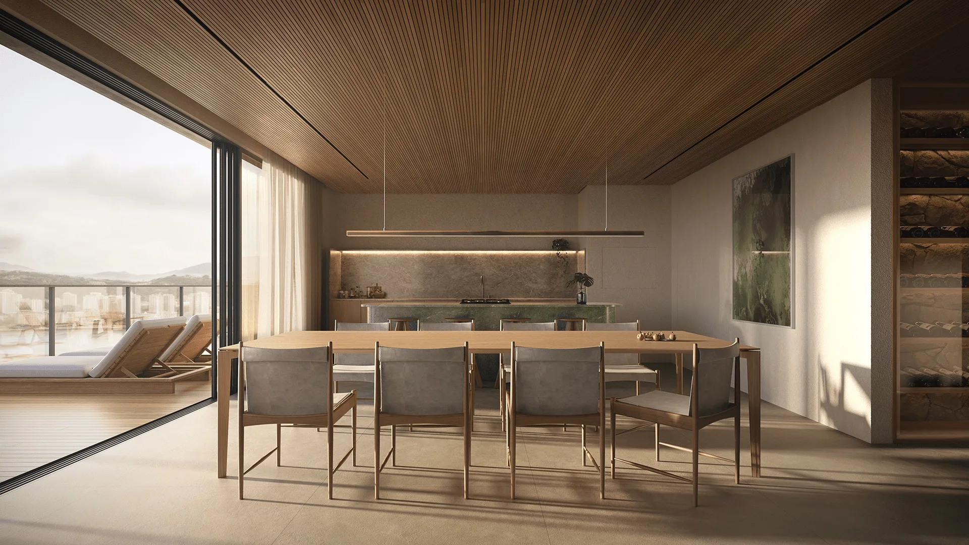 Terraço Cacupé: Exquisite Suspended Mansion with Private Pier in Cacupé