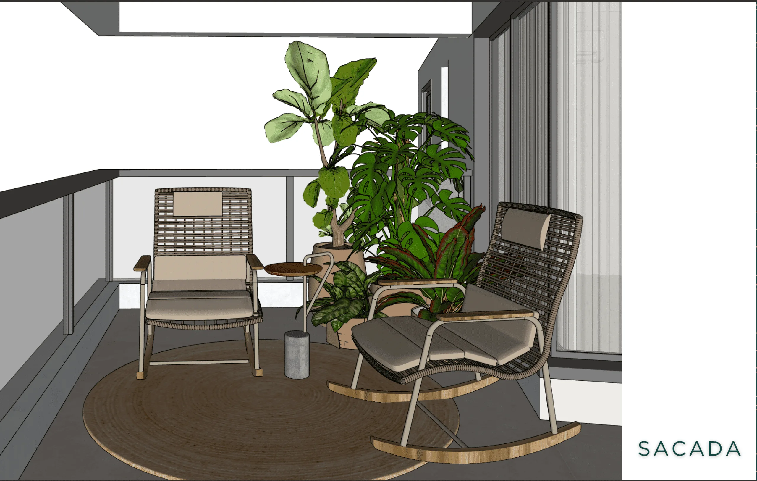 Miragio Cacupé: Apartamento de Jardim de Luxo Amobiliado em Florianópolis