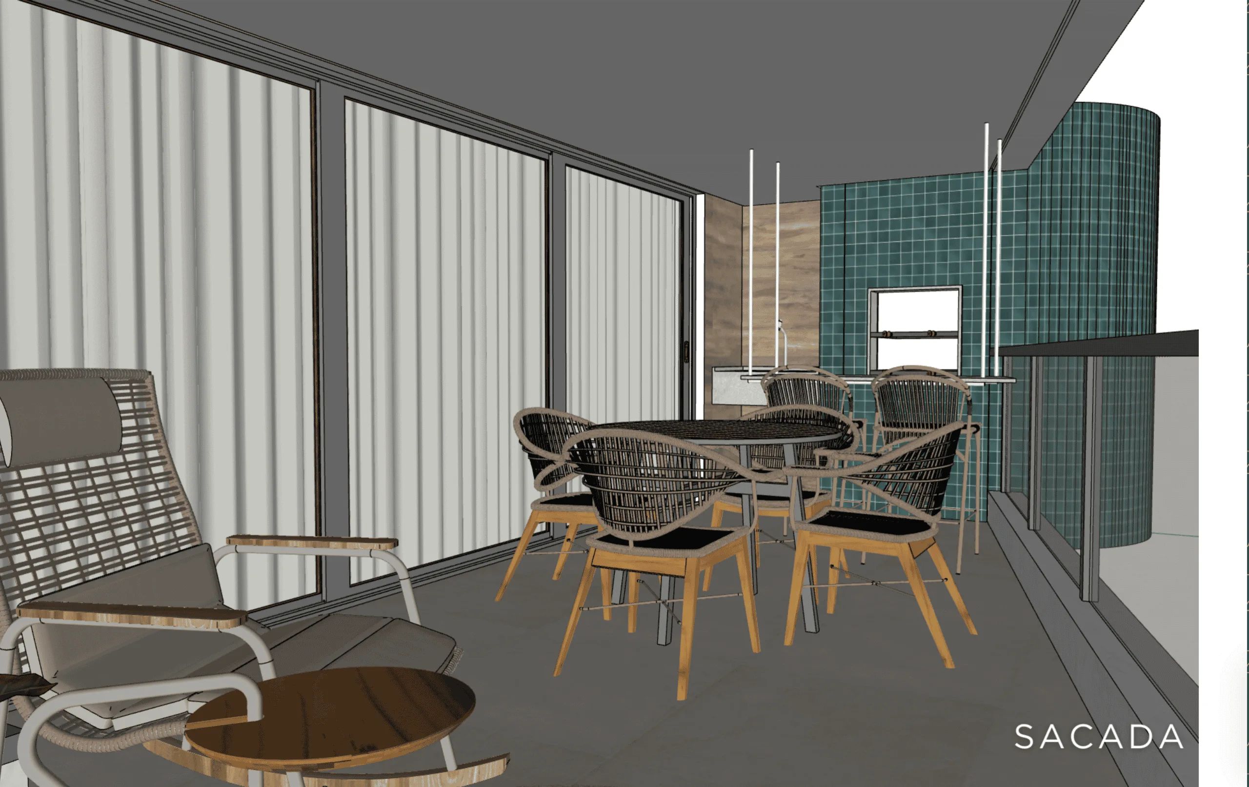 Miragio Cacupé: Apartamento de Jardim de Luxo Amobiliado em Florianópolis