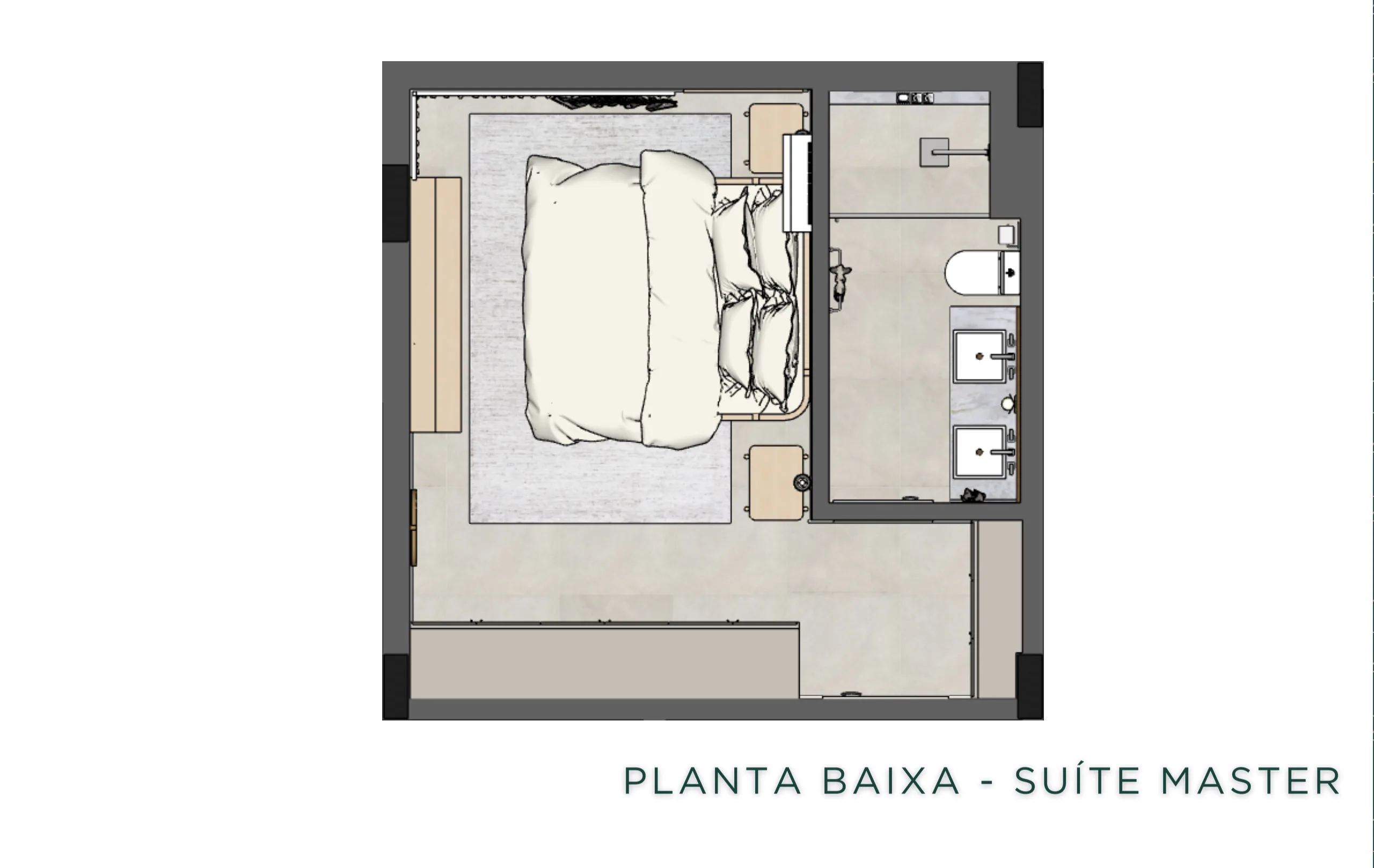 Miragio Cacupé: Apartamento de Jardim de Luxo Amobiliado em Florianópolis
