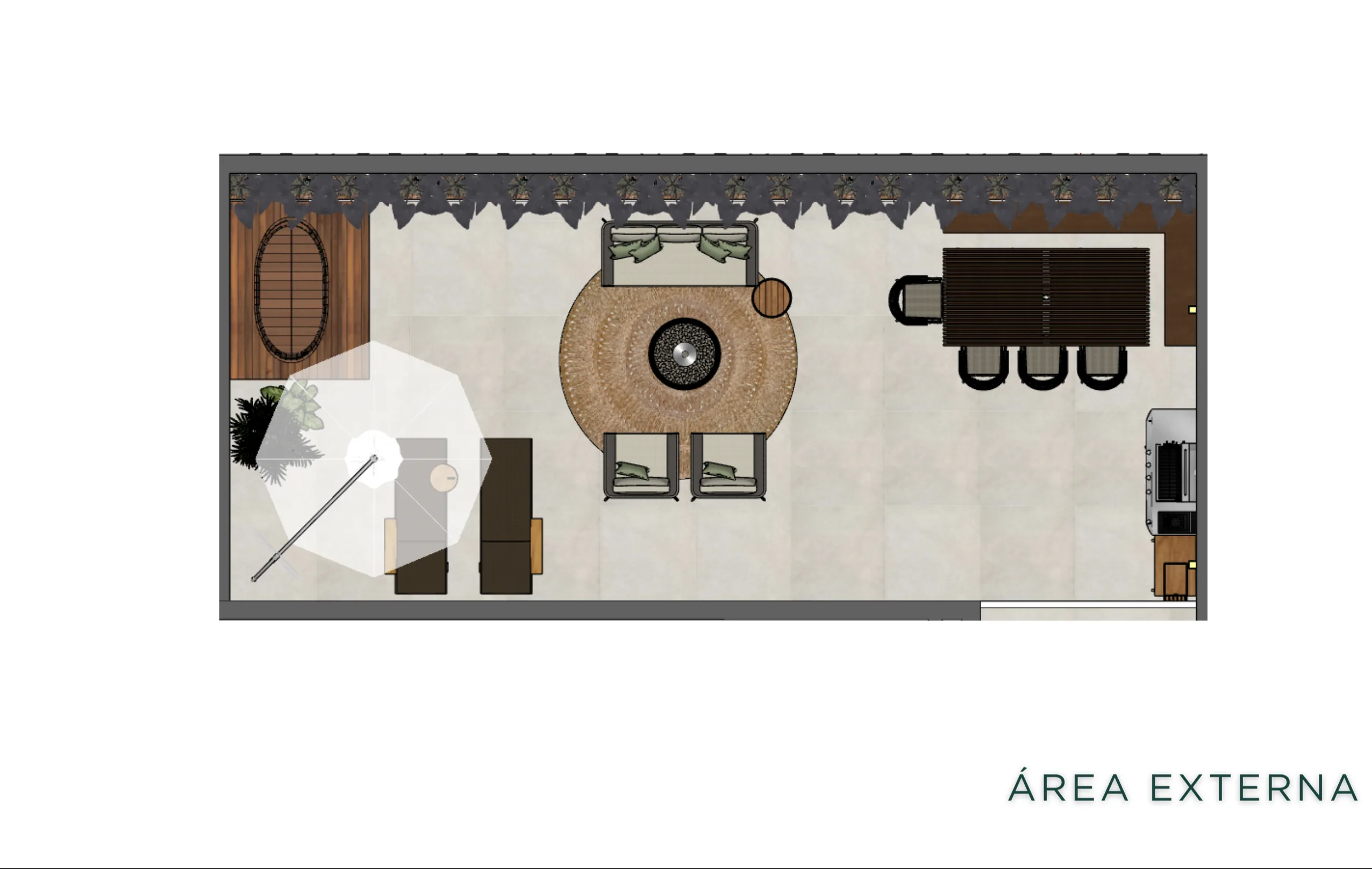 Miragio Cacupé: Apartamento de Jardim de Luxo Amobiliado em Florianópolis