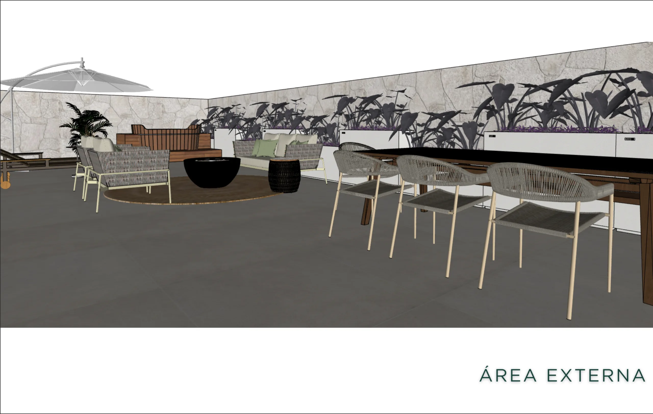 Miragio Cacupé: Apartamento de Jardim de Luxo Amobiliado em Florianópolis