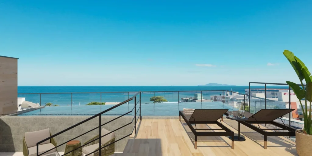 Algarve Residence: Refined Coastal Residence with Rooftop Amenities in Ingleses