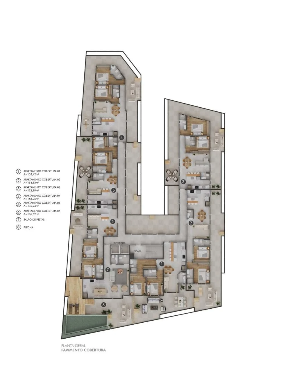 Algarve Residence: Refined Coastal Residence with Rooftop Amenities in Ingleses