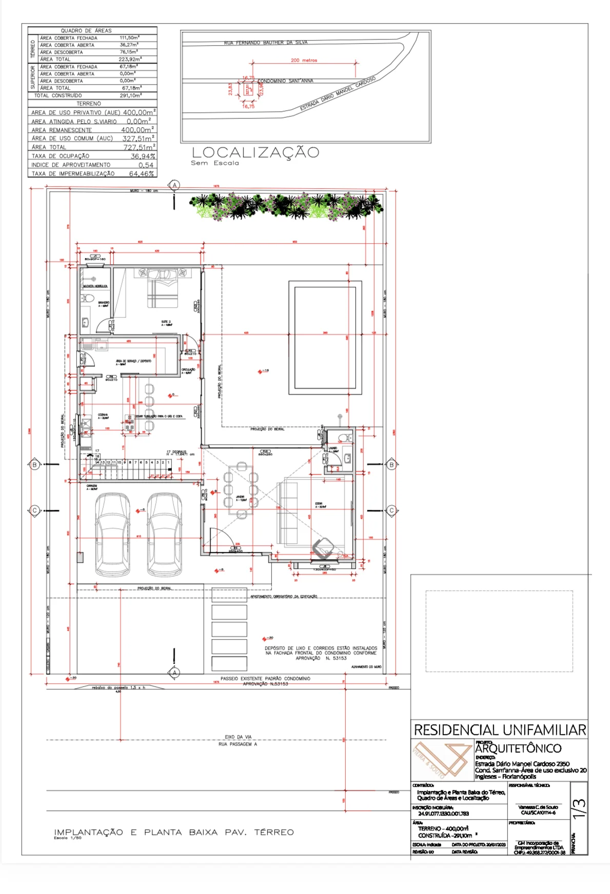 Exquisite Residence with Private Pool in Ingleses do Rio Vermelho