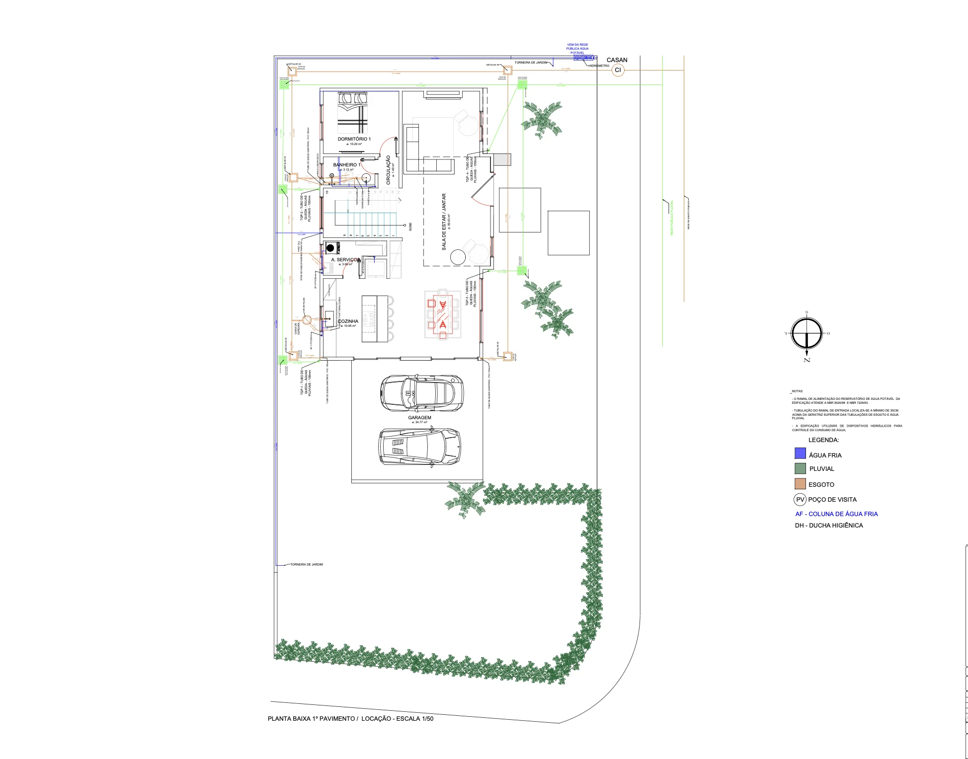 Refined Family Residence with Double-Height Architecture at Ilha do Arvoredo in Rio Vermelho