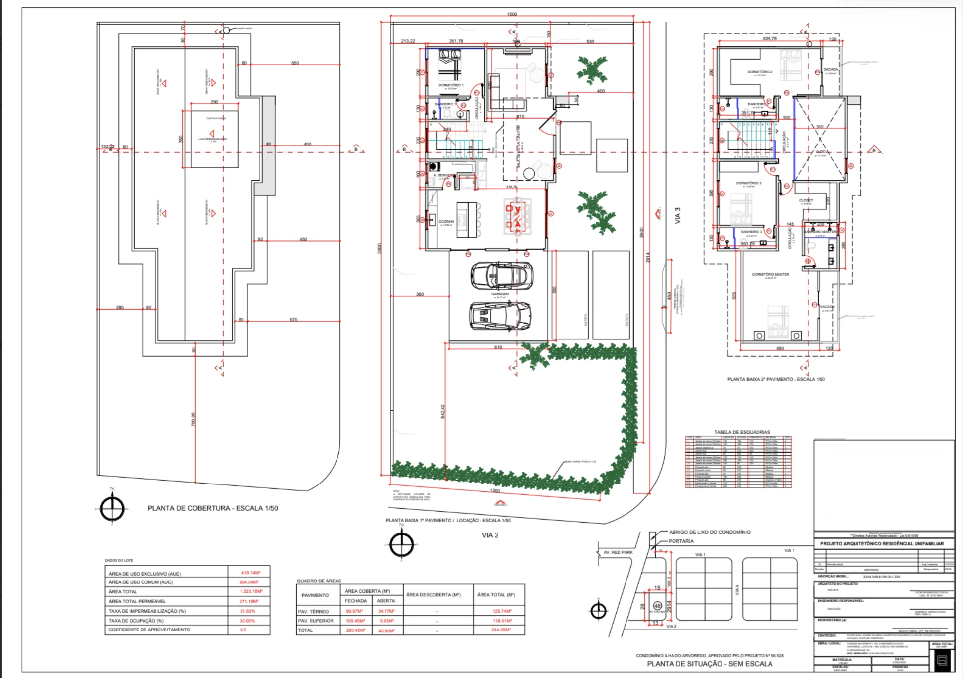 Refined Family Residence with Double-Height Architecture at Ilha do Arvoredo in Rio Vermelho