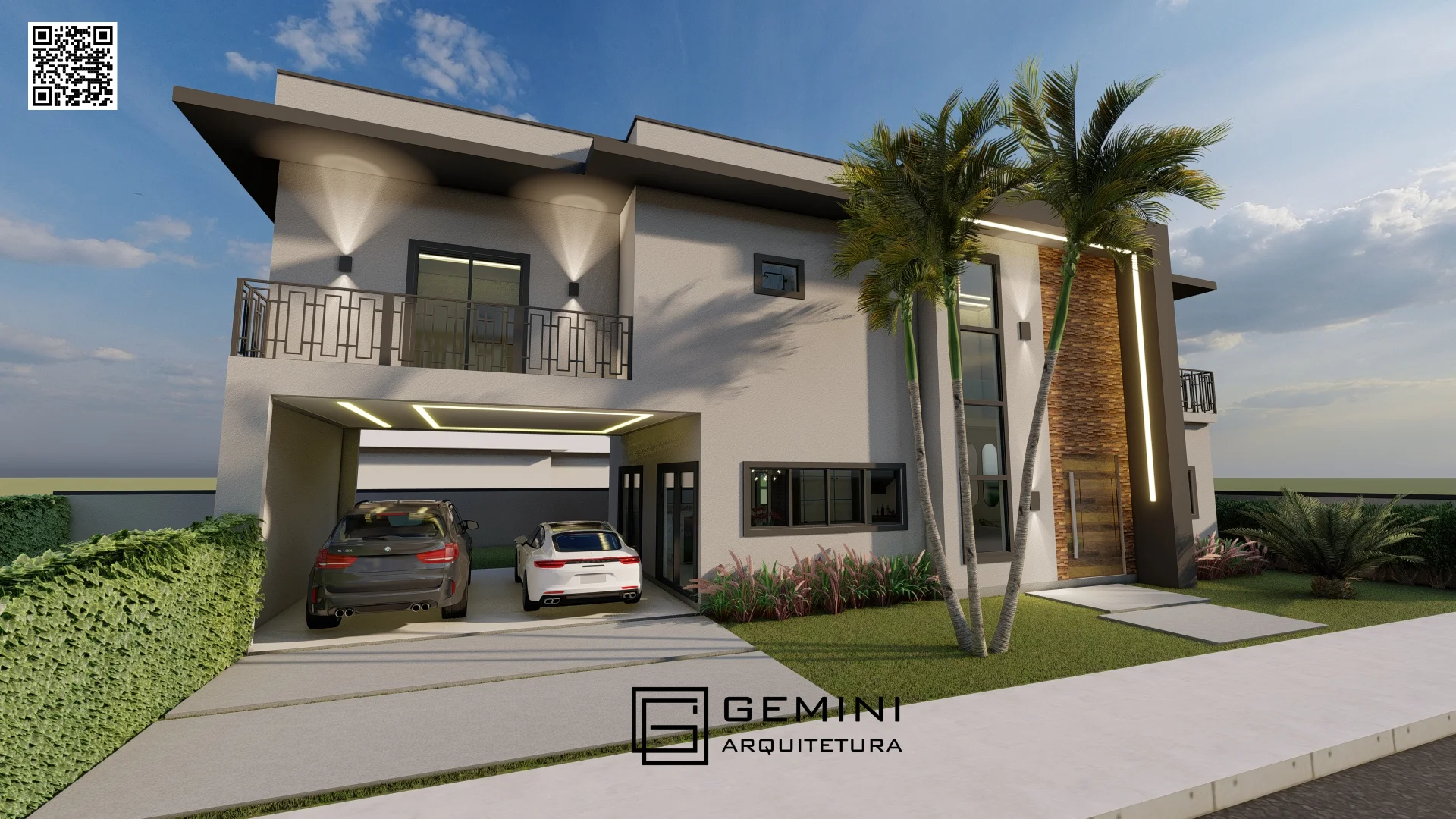 Refined Family Residence with Double-Height Architecture at Ilha do Arvoredo in Rio Vermelho