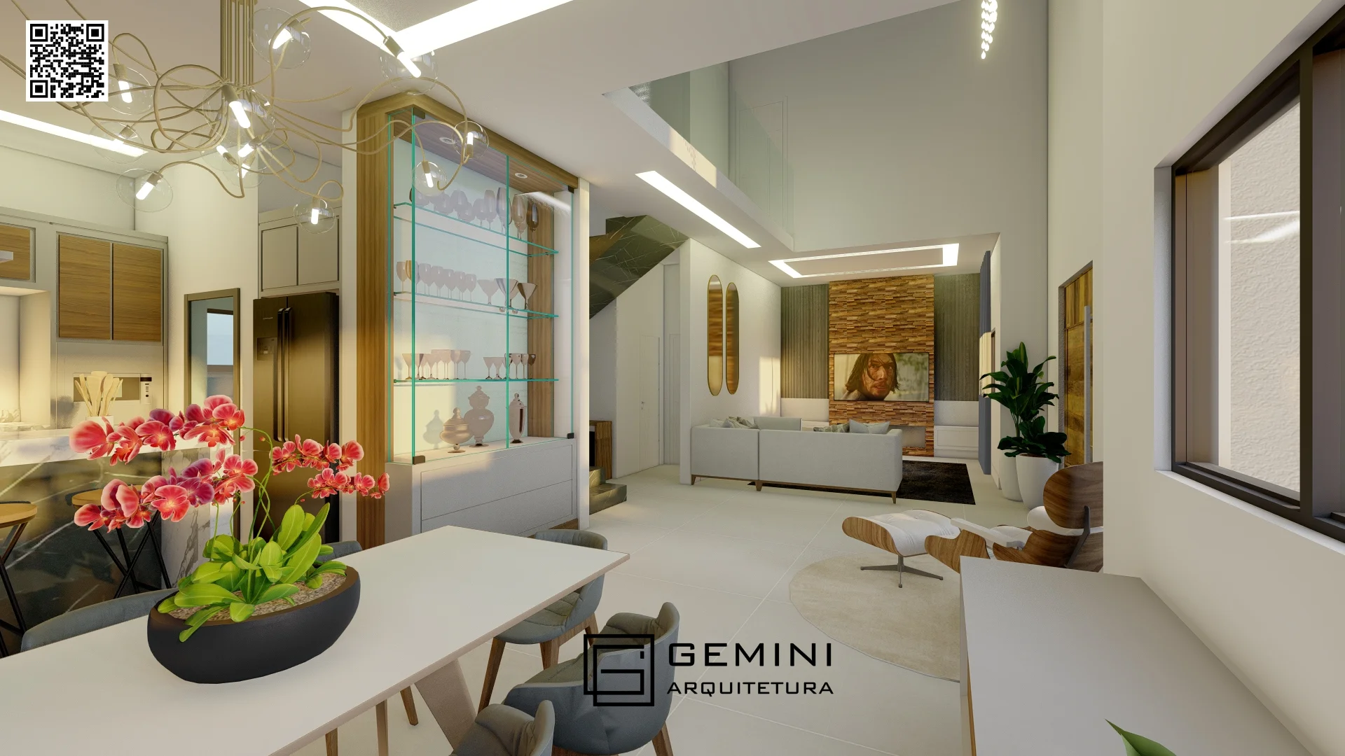 Refined Family Residence with Double-Height Architecture at Ilha do Arvoredo in Rio Vermelho