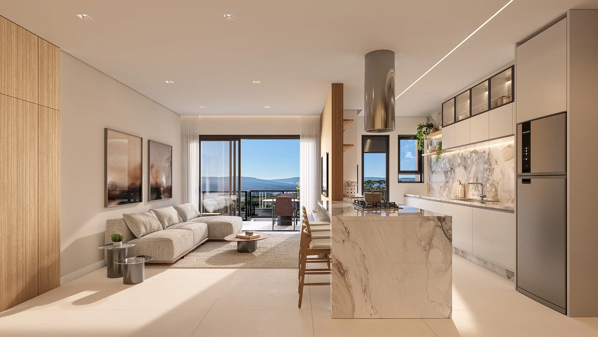 Villa Maggiore: Refined Apartment with Panoramic Vistas in João Paulo