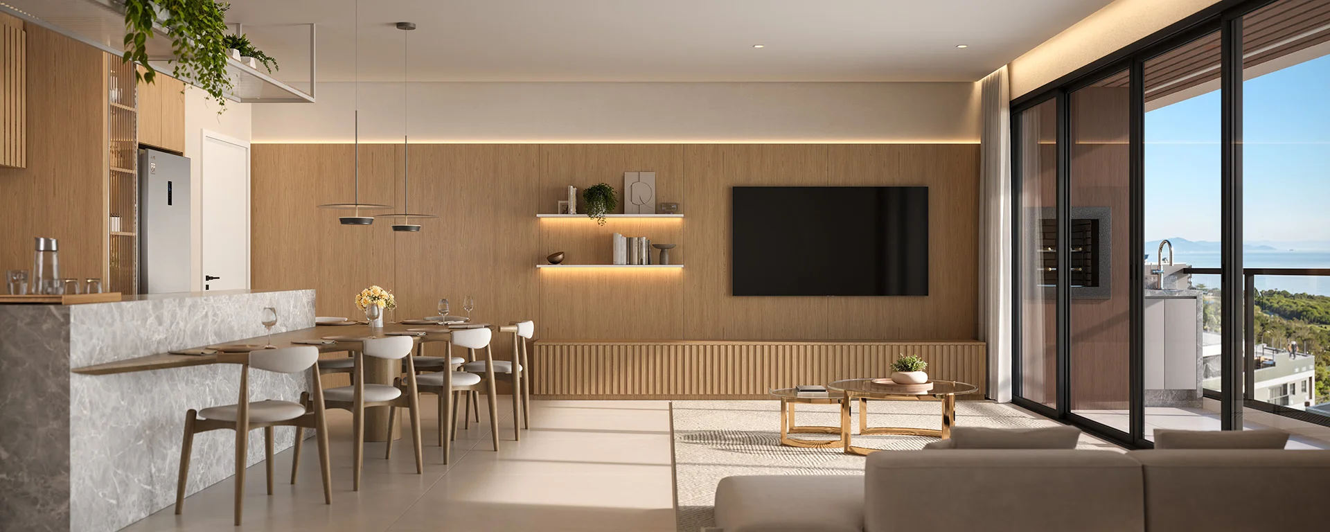 Villa Maggiore: Refined Apartment with Panoramic Vistas in João Paulo