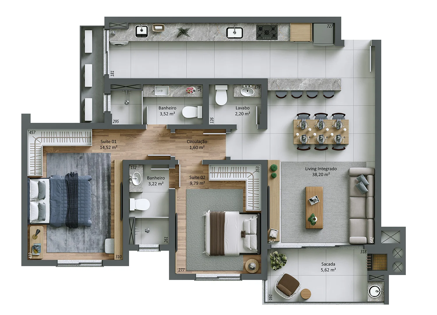 Villa Maggiore: Refined Apartment with Panoramic Vistas in João Paulo