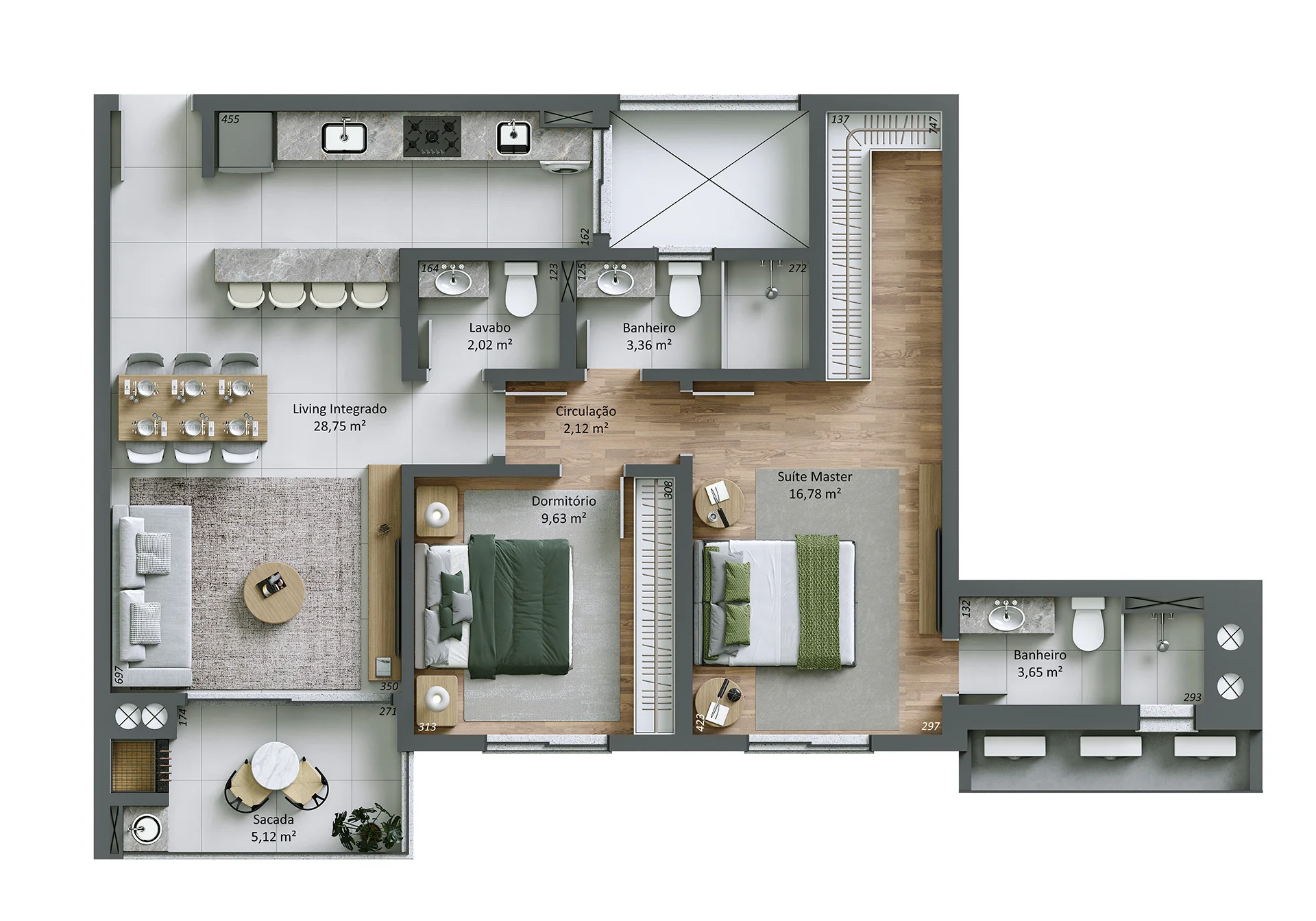 Villa Maggiore: Refined Apartment with Panoramic Vistas in João Paulo