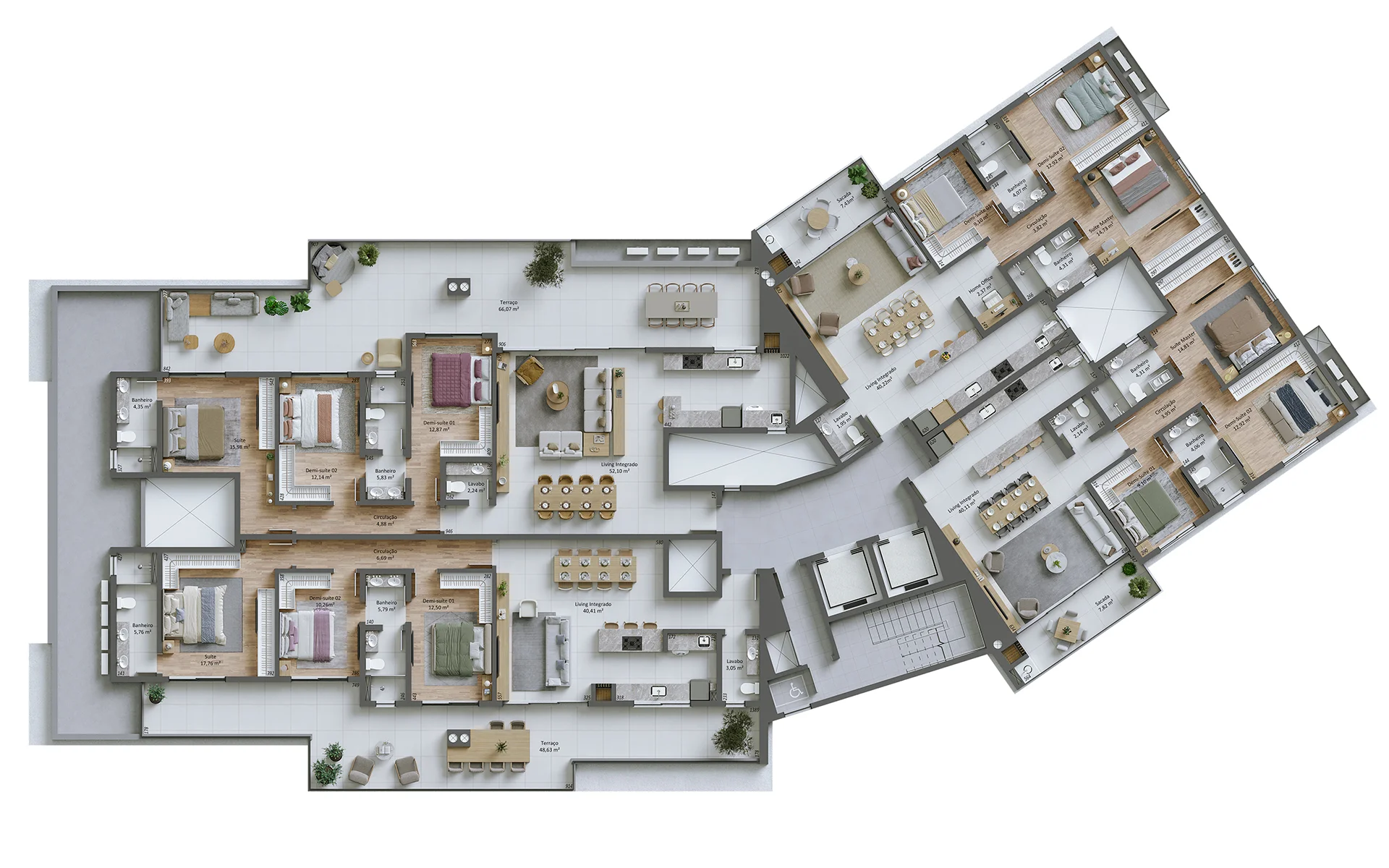 Villa Maggiore: Refined Apartment with Panoramic Vistas in João Paulo