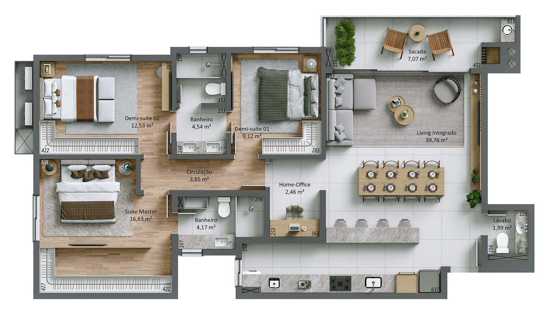 Villa Maggiore: Refined Apartment with Panoramic Vistas in João Paulo