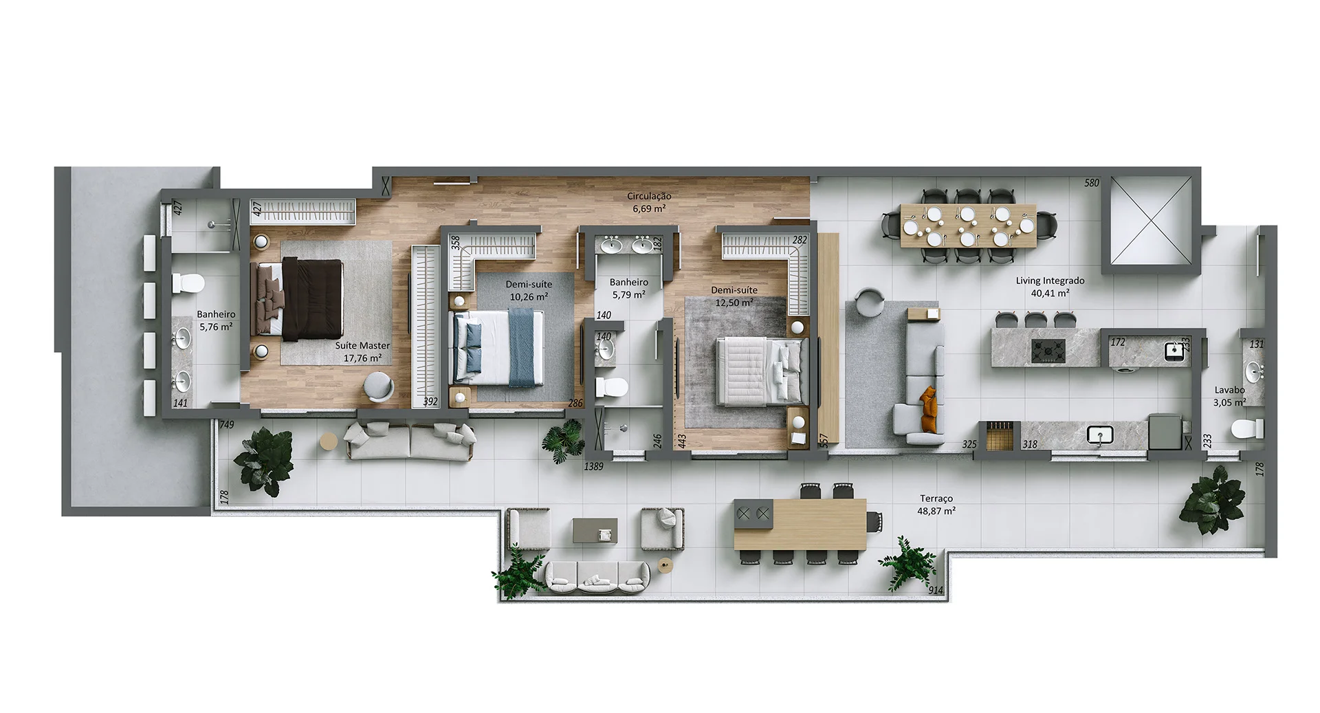 Villa Maggiore: Refined Apartment with Panoramic Vistas in João Paulo