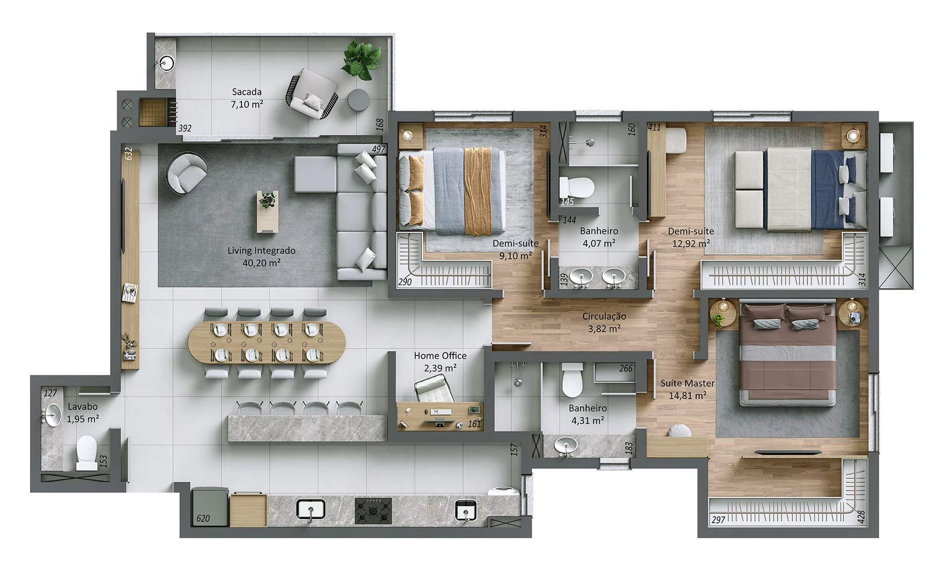 Villa Maggiore: Refined Apartment with Panoramic Vistas in João Paulo