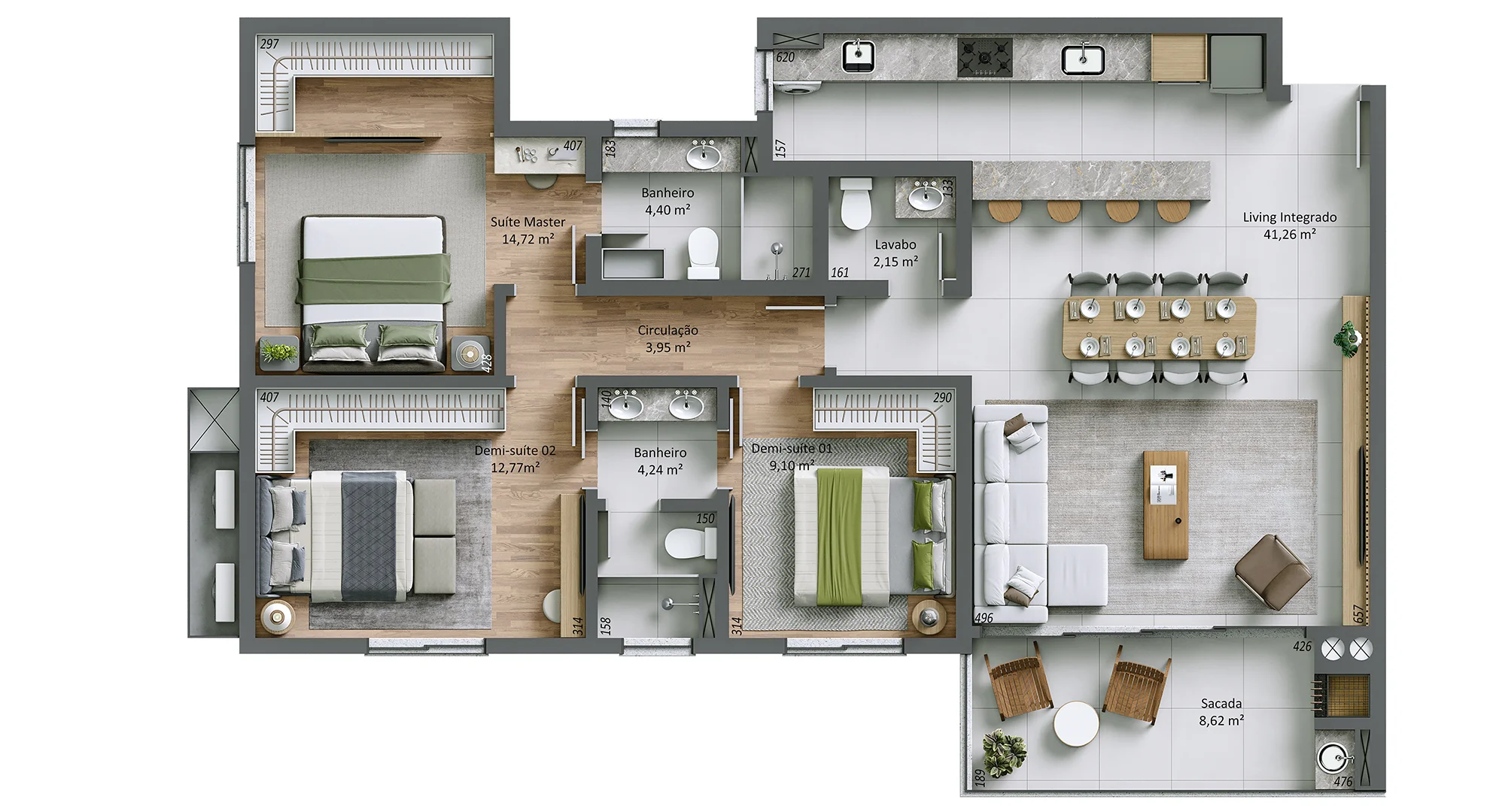 Villa Maggiore: Refined Apartment with Panoramic Vistas in João Paulo