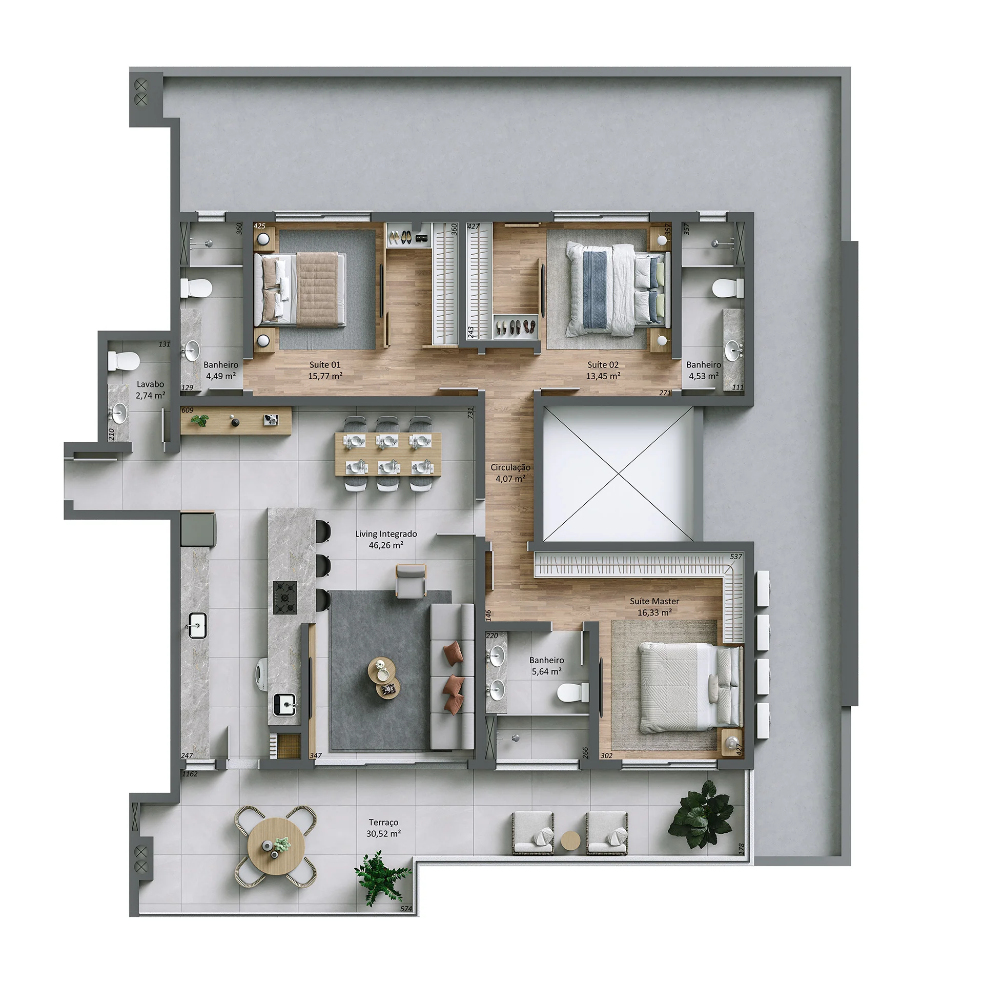 Villa Maggiore: Refined Apartment with Panoramic Vistas in João Paulo