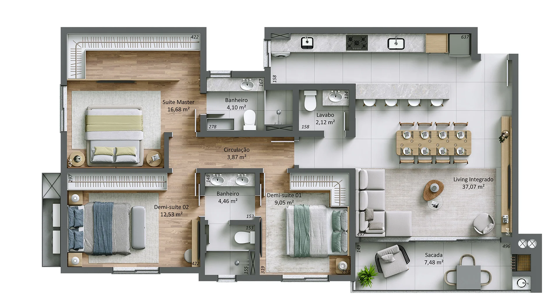 Villa Maggiore: Refined Apartment with Panoramic Vistas in João Paulo